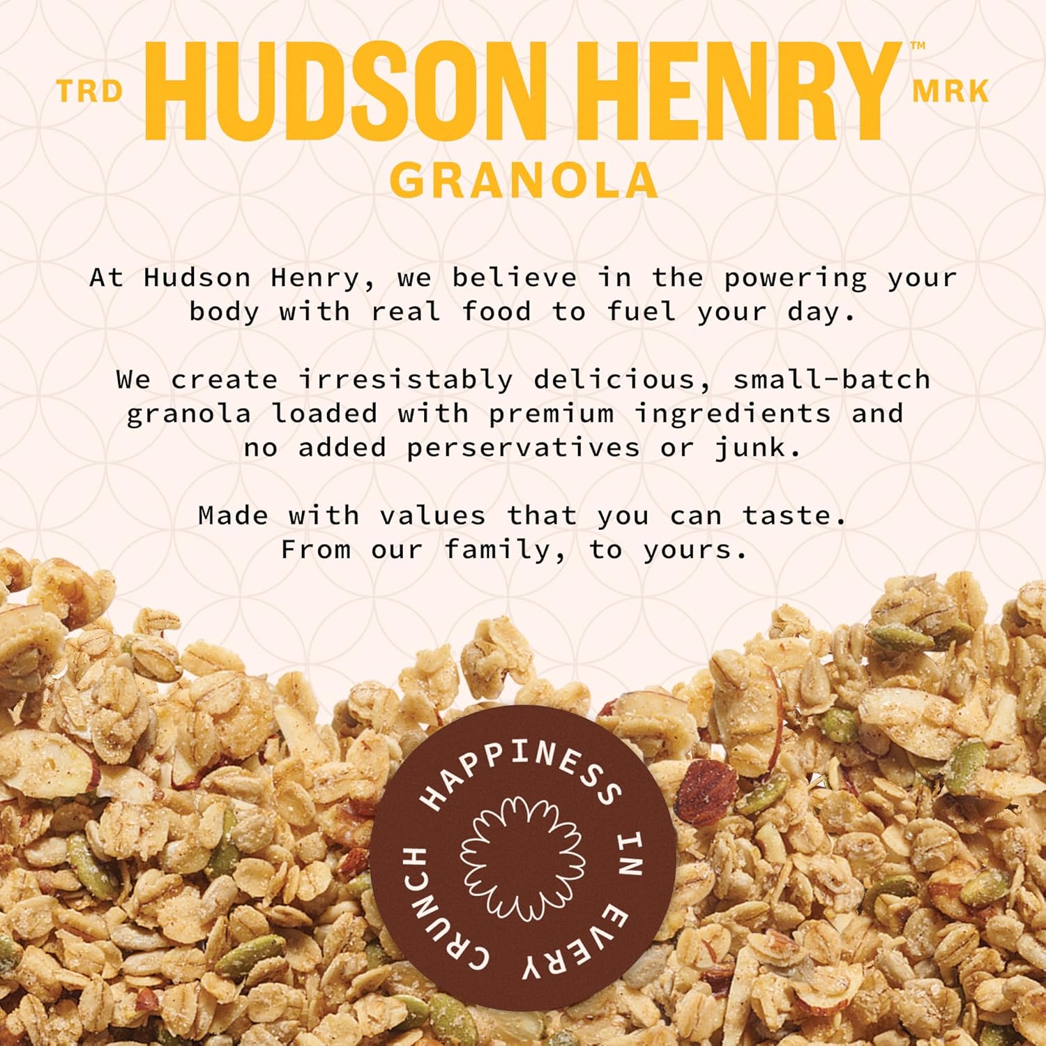 Hudson Henry Maple Walnut Granola | Gluten Free Granola with Nuts and Seeds | Vegan, Non-GMO & Small Batch Baked with Pure Maple Syrup & Extra Virgin Olive Oil | 3 Pack, 12 oz Bags