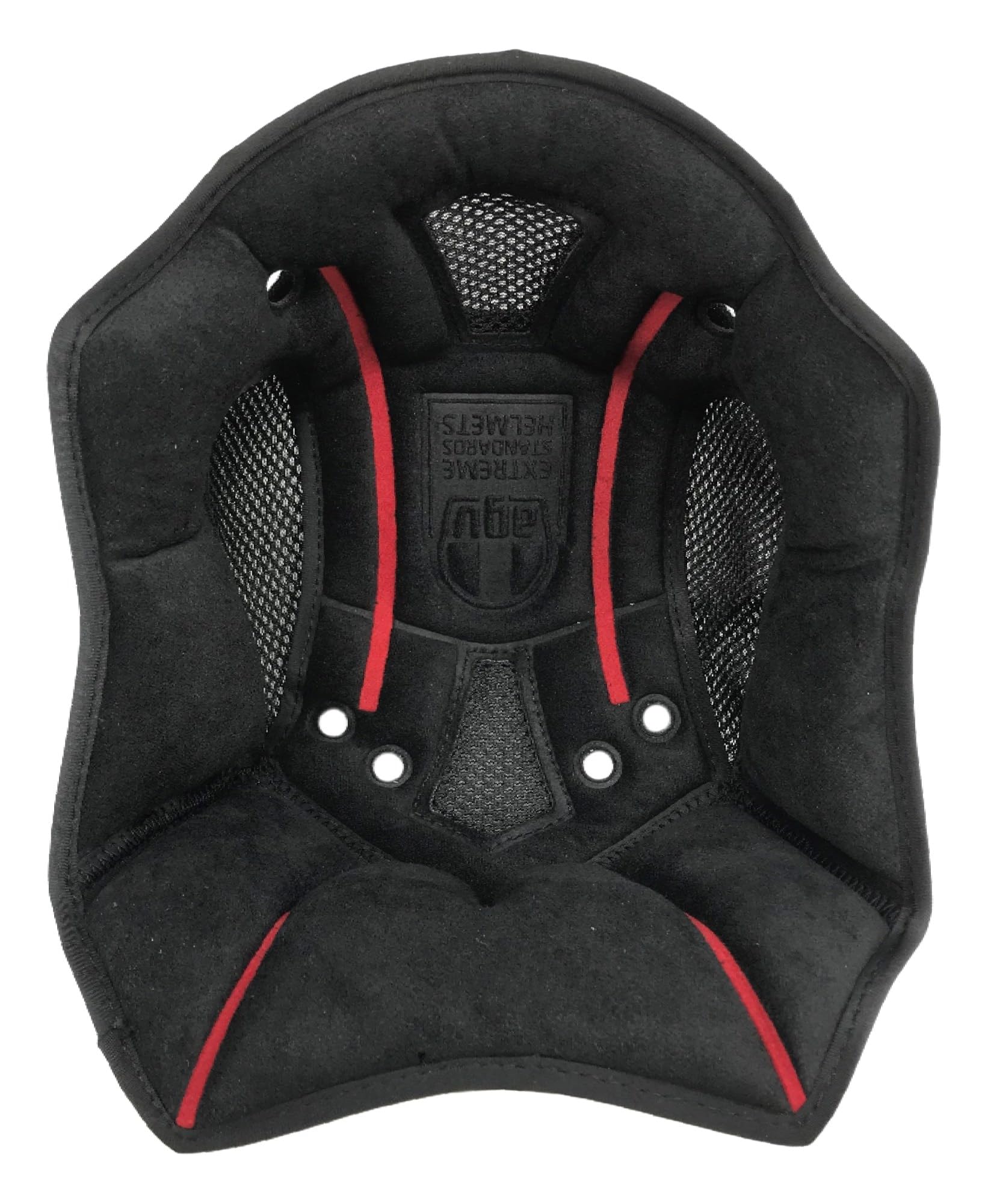 AGV Veloce-17 Helmet Headliner Street Motorcycle Helmet Accessories - Gray / 2X-Large