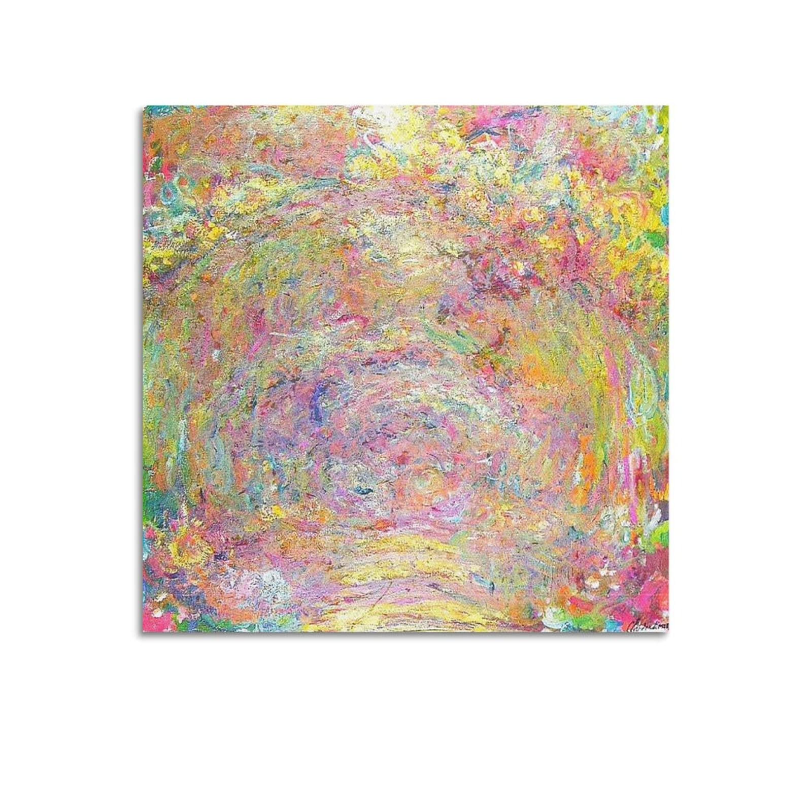 クロード・モネ 【 バラ色のボート 】 高級画集画、状態良 クロード・モネ 【 バラ色のボート 】 高級画集画、状態良
