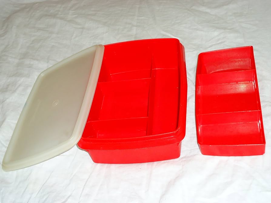 Tupperware 2000シリーズ 赤色 2個セット Tupperware 2000