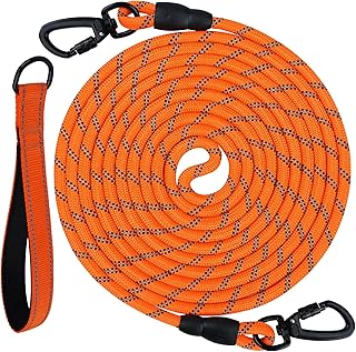 Joytale Long Leash for Dog with Removable Padded Handle, Heavy Duty Lead for Large