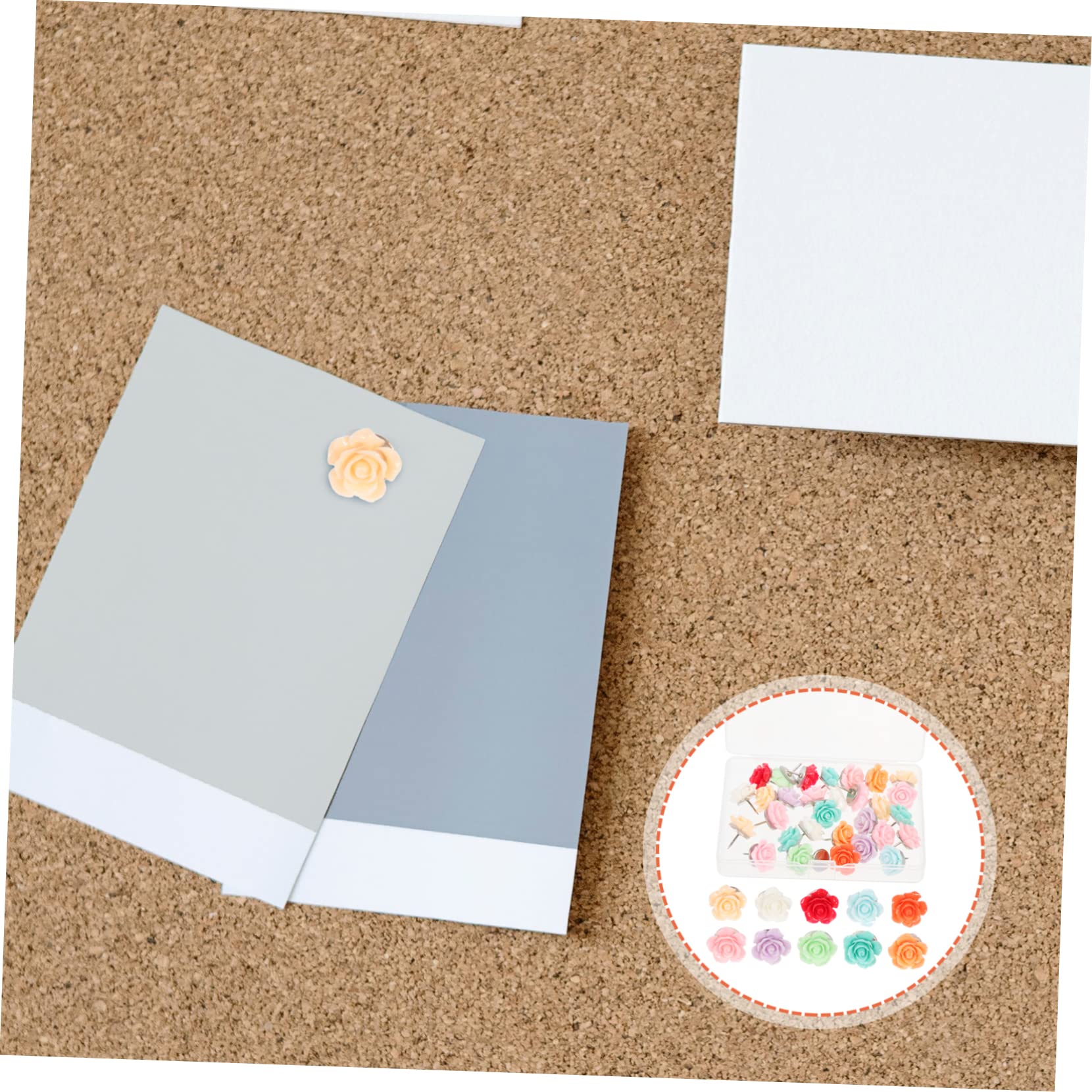 NUOBESTY 120piezas Chinchetas Multifuncionales De Colorida para Decoración y Fijación De Mapas Tacks Reemplazables para Tableros De Anuncios y Paredes De Fotos