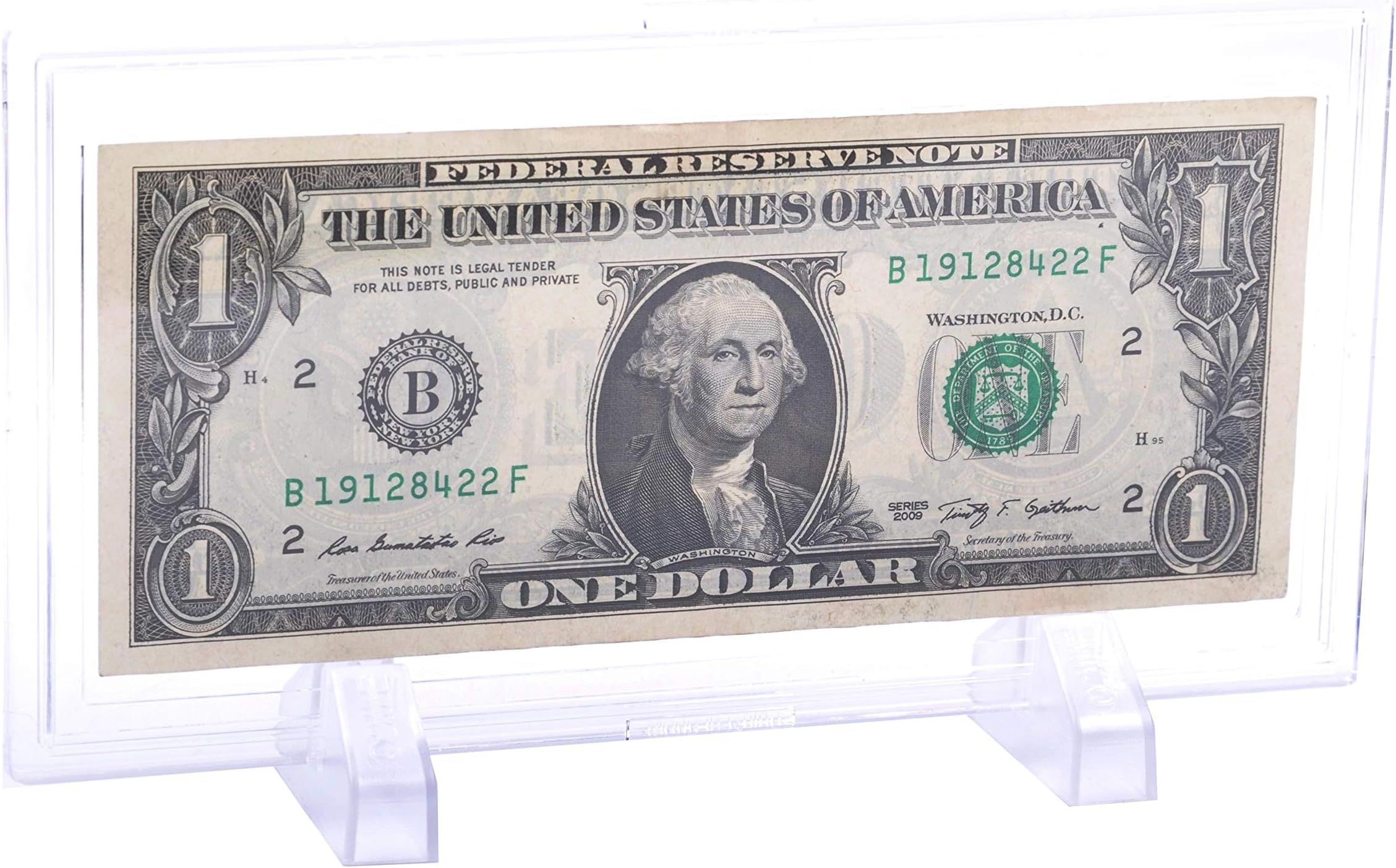 PayandPack EMICO Deluxe Solid Currency Photo Paper Slab Holder Frame for Regular Bill Dollar