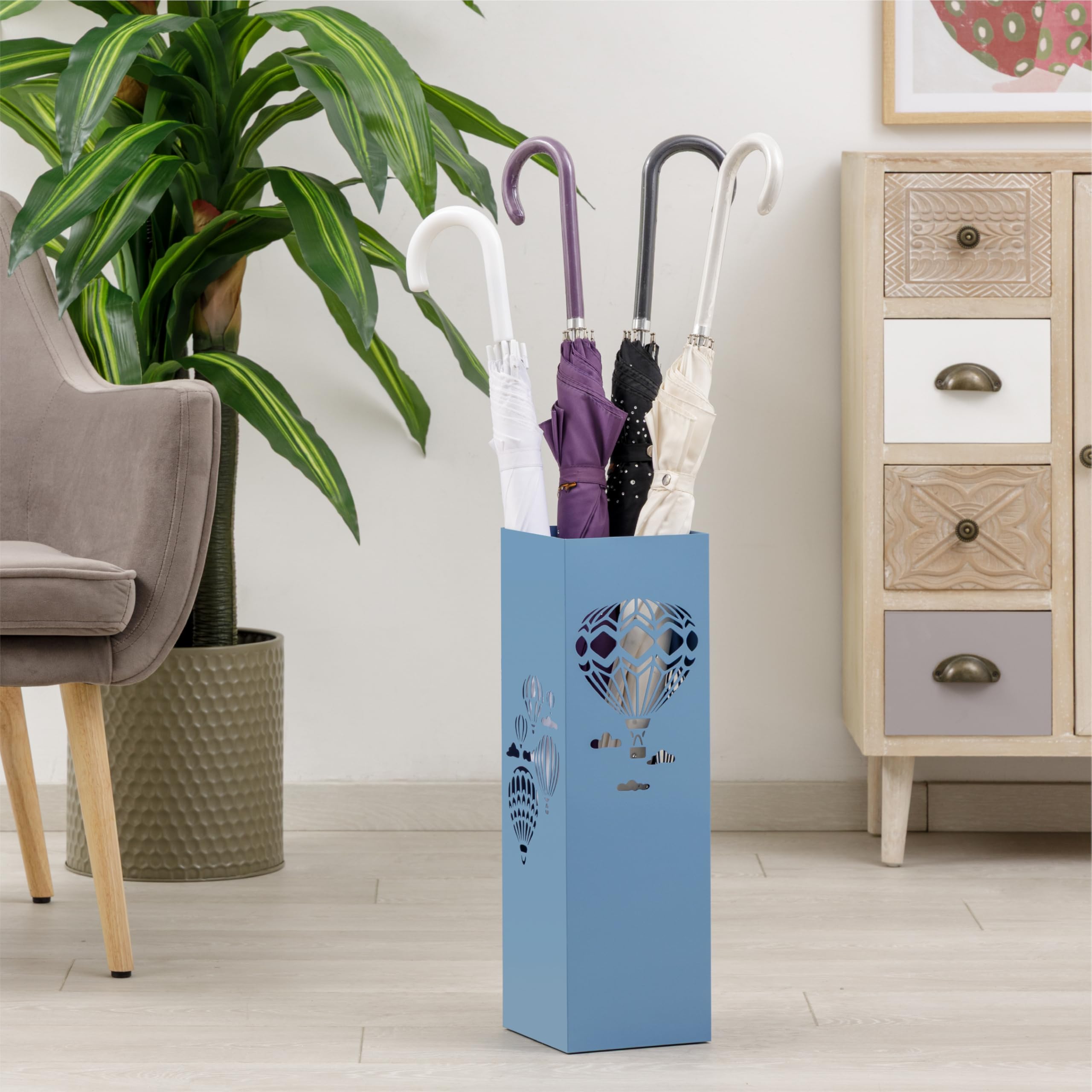 MMOU Portaombrelli Design Moderno Porta Ombrelli Metallo da Interno