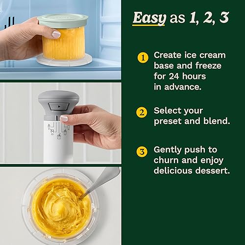 Miniatura 6 de Cuisinart FastFreeze - Máquina para hacer helados, sorbetes, batidos, granizados y postres congelados, máquina compacta, fácil de usar, incluye 3