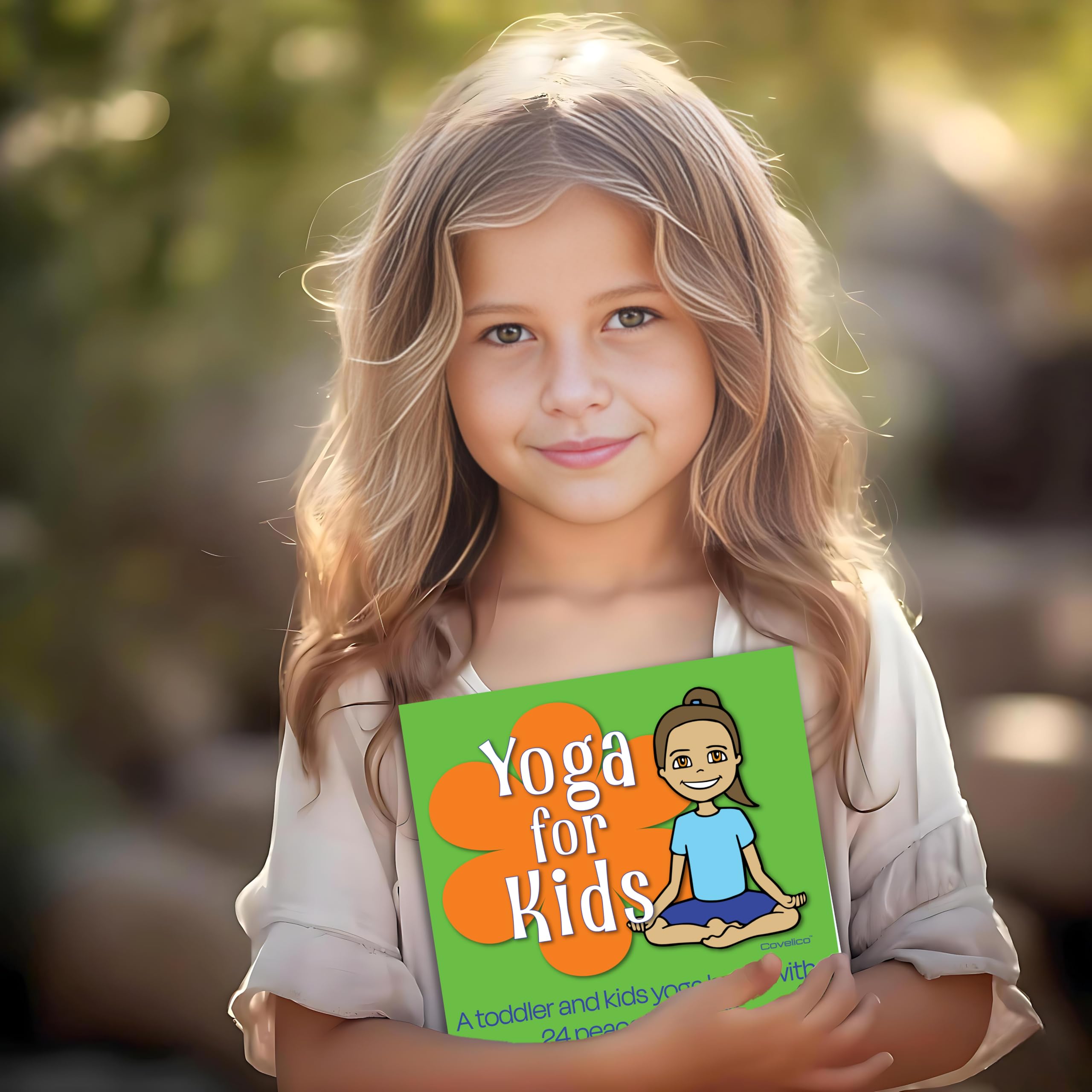 Yoga for Kids - A Calming Kids Yoga Book with 24 Vibrant Colored Yoga Kids Posing. Engaging Toddler yoga, Kids Yoga & Night Time Yoga for Kids. Yoga Book for Kids for Kindergarten, Preschool & School - Image 8