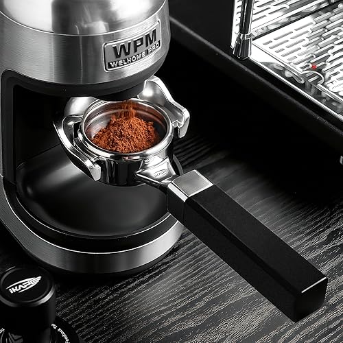 Miniatura 4 de IKAPE Productos de café, E61 Portafiltro desnudo sin fondo compatible con E61, Flair 58, ECM, Rocket, Sanremo, Synesso, Slayer, VBM máquinas de café