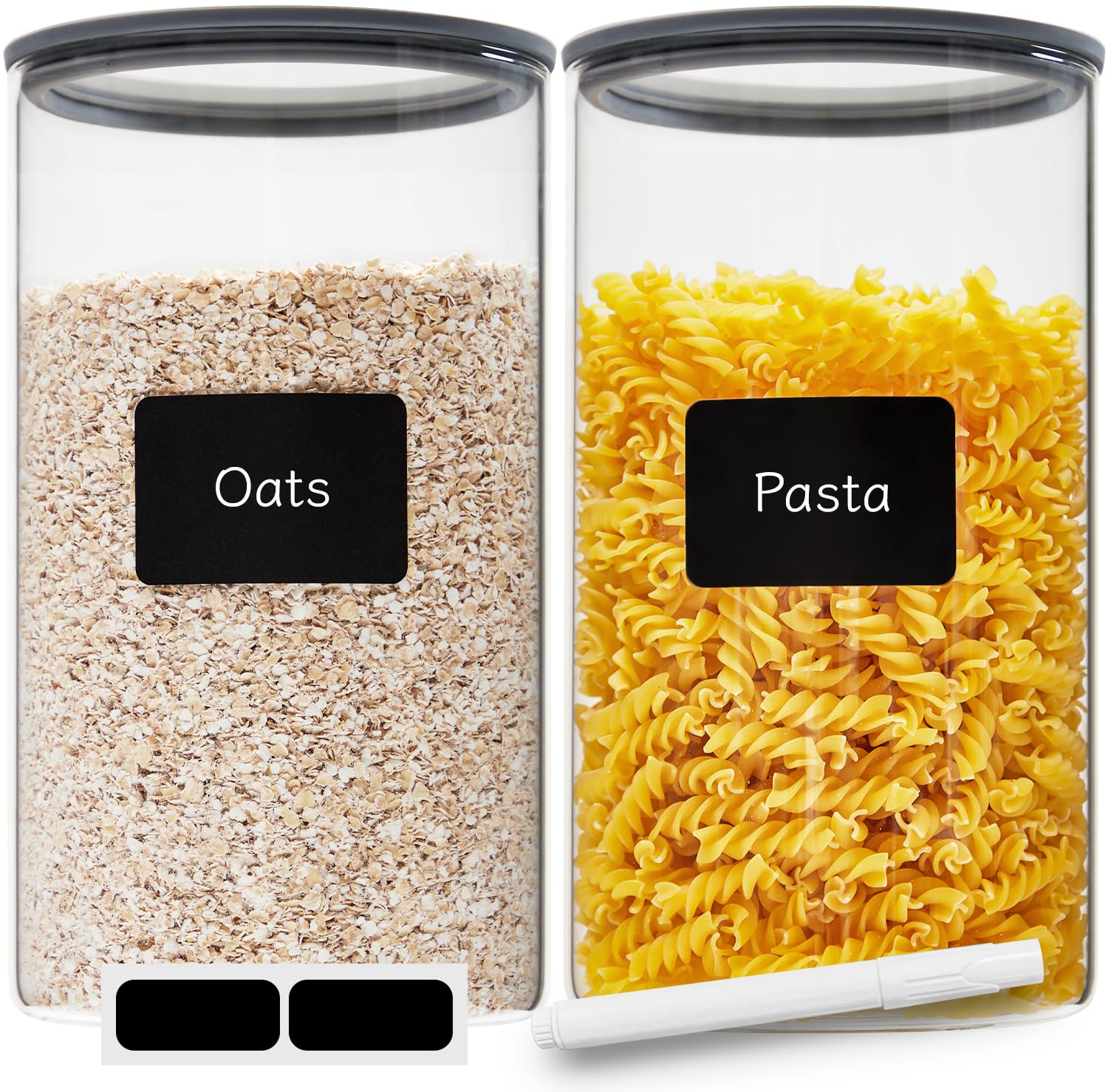 Flour Sugar Storage Containers, 1-Gallon(4.2Qt) 2 PCS