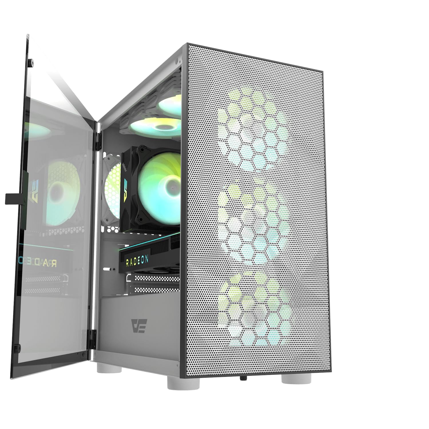 【ネズミ】darkFlash dlh21white PCケース Amazon.co.jp: darkFlash DLH21 PCケース ミニタワータイプ ITX