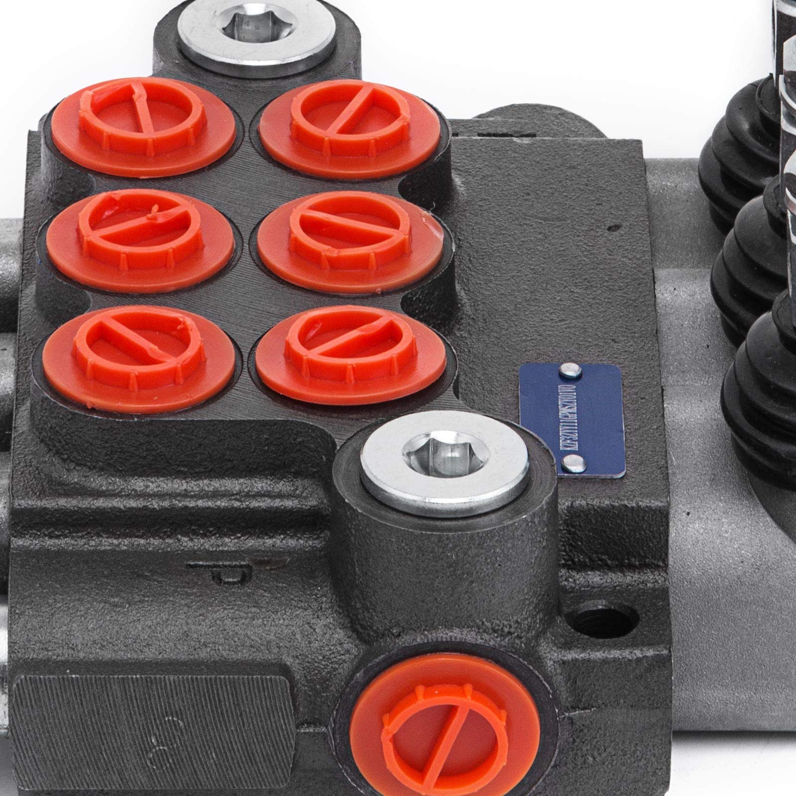 VEVOR Válvula de Control Direccional Hidráulica 11 gpm 3 Bobina, Válvula de Descarga Hidráulica Cilindro de Doble Efecto, Válvula Direccional Hidráulica Múltiples Medios de Control, Tractores