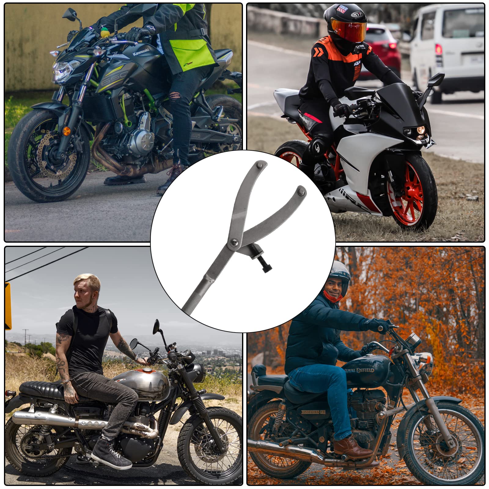 strumento di supporto, volano, blocco, frizione, chiave, variomatic, frizione, moto, puleggia