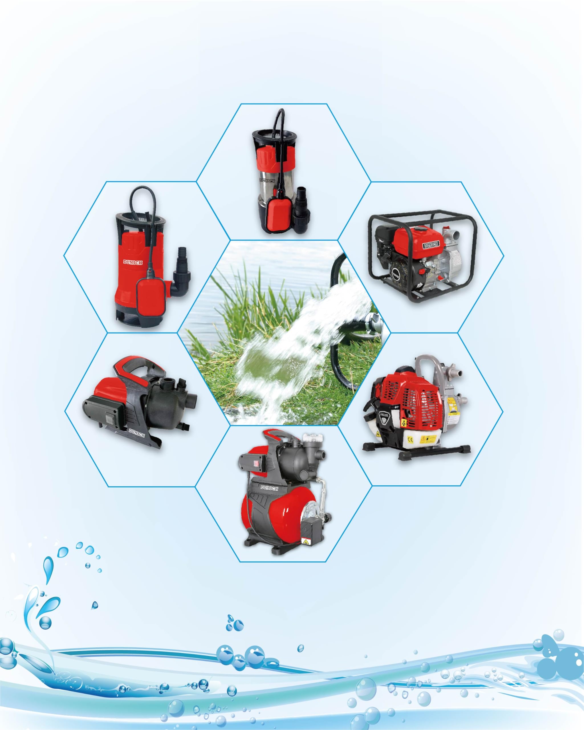 LEA LE70120 48G Pompe d'irrigation de jardin pour l'irrigation de pompage