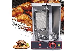 Shawarma Machine, Rotating Gas Doner Kebab Beefer Vertical Rotisserie for Restaurant