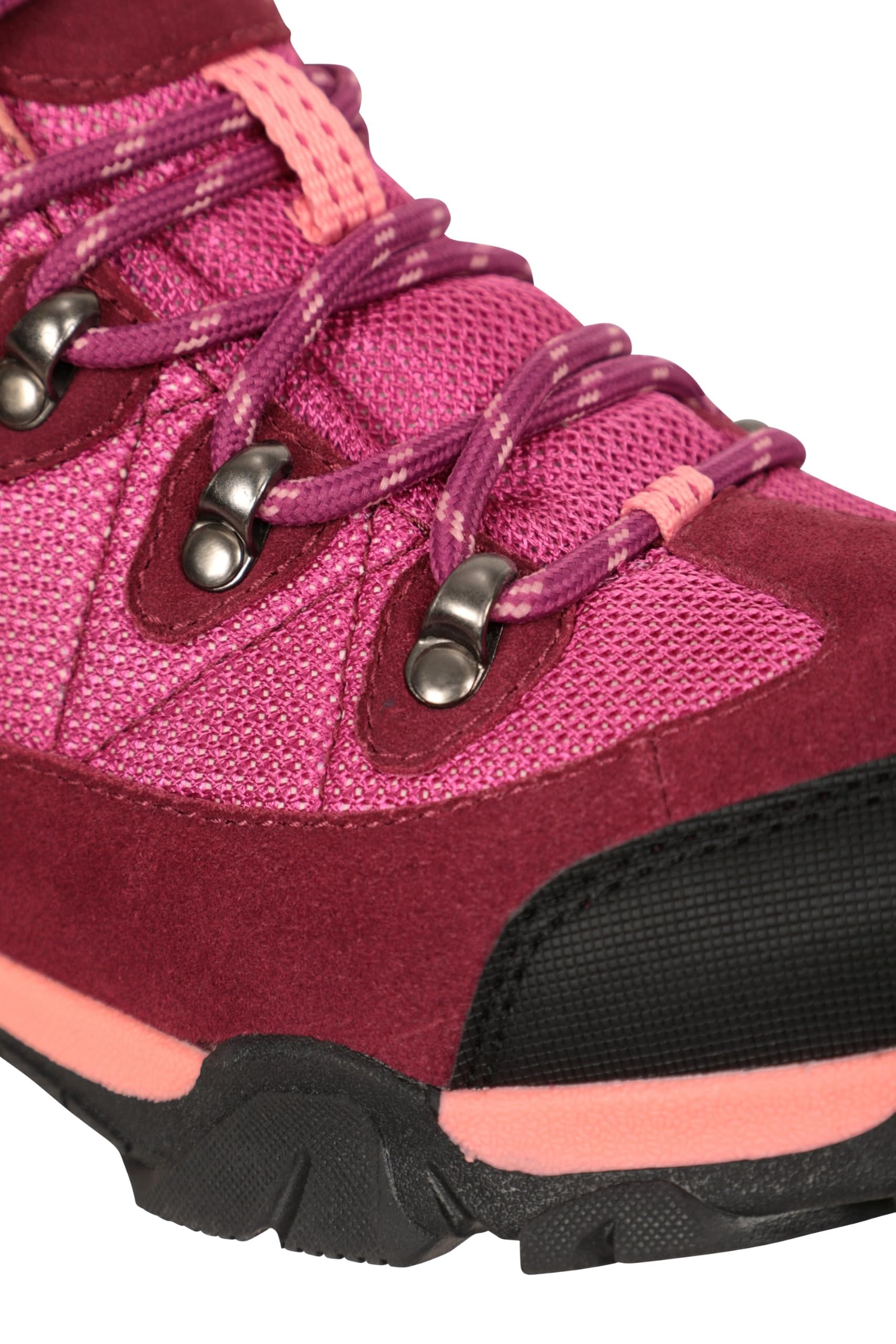Mountain Warehouse Trail Kids Botas Impermeables - Zapatos Infantiles con Malla sintética en la Parte Superior, Plantilla EVA, Alta tracción - para Senderismo y Caminar