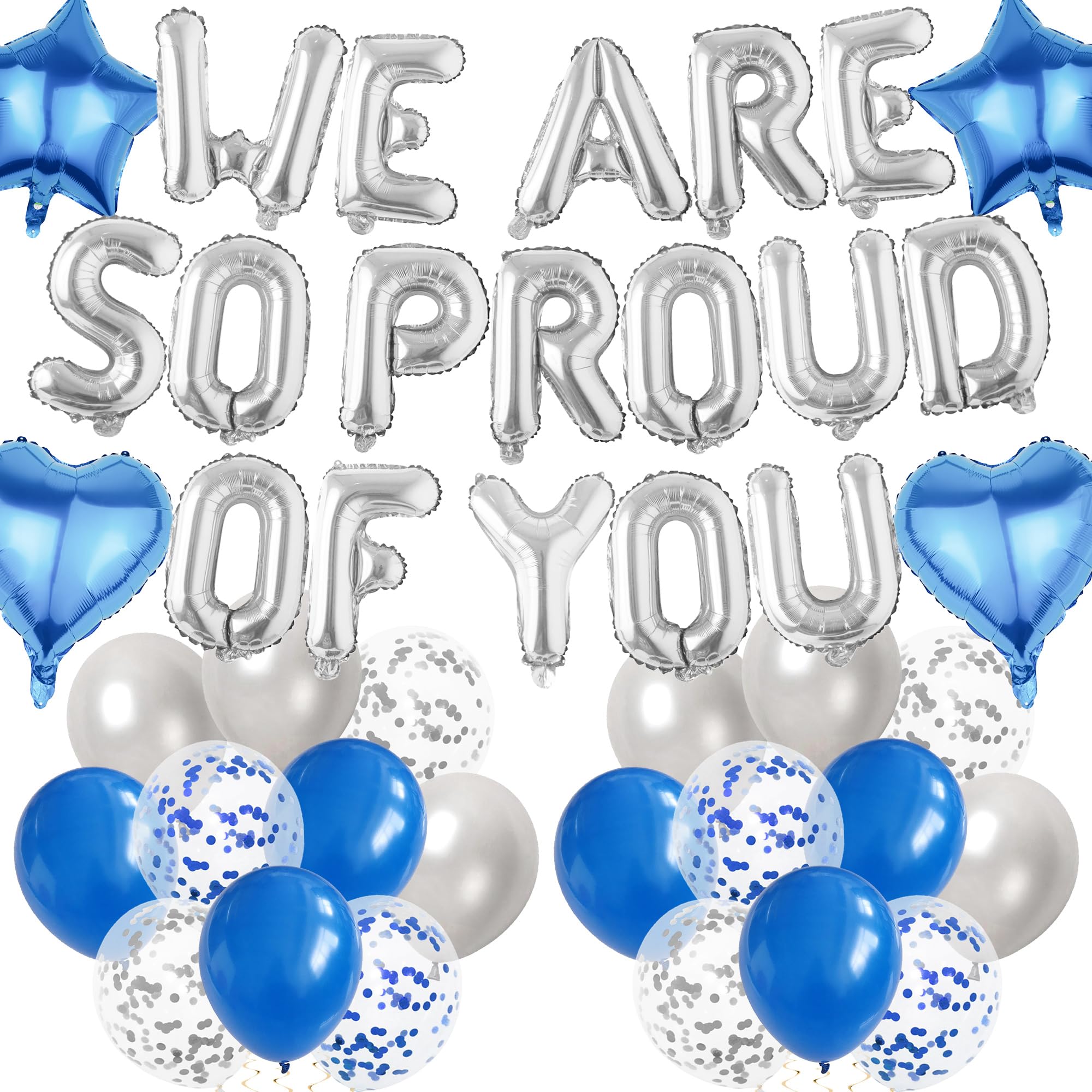 Graduation Decorations Congratulations, We Are So Proud of You Balloons