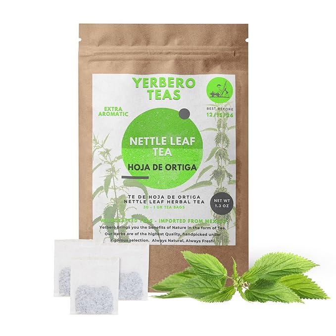 Yerbero Nettle Leaf Tea (Urtica Dioica) 30 Tea Bags 1gr