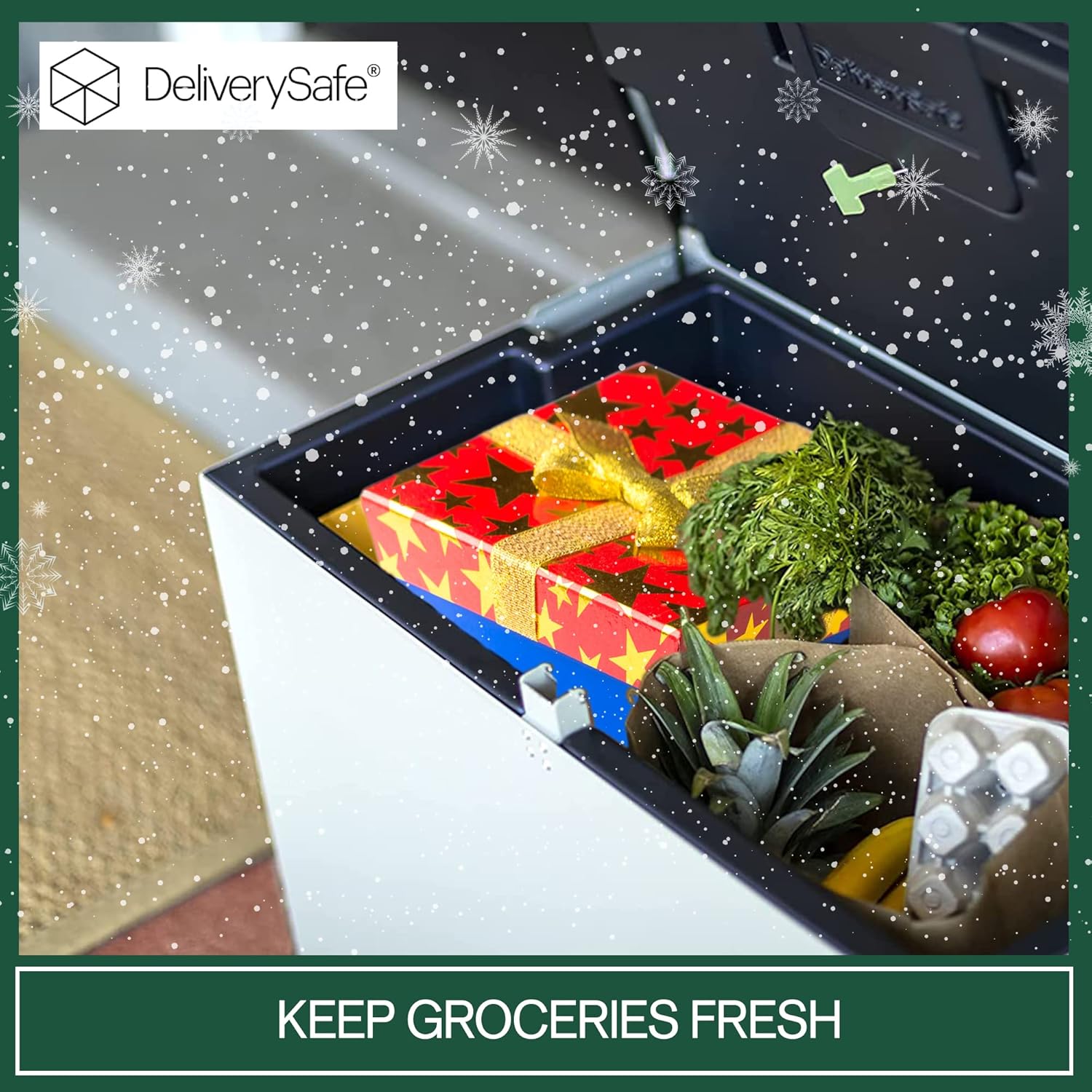 Buy DeliverySafe Secure Package Delivery Lock Box, Lockable Outdoor