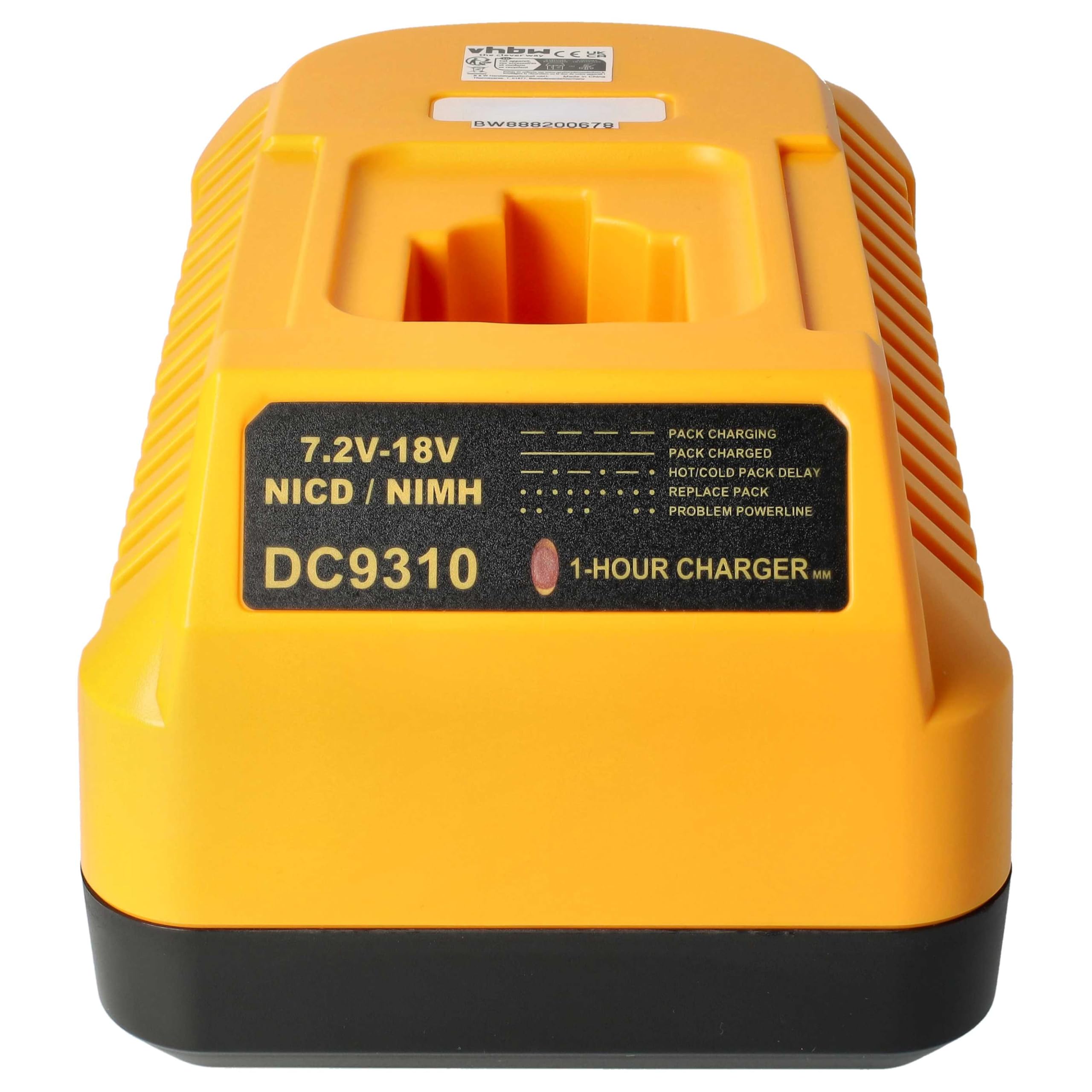 vhbw Chargeur Compatible avec Dewalt DE9071
