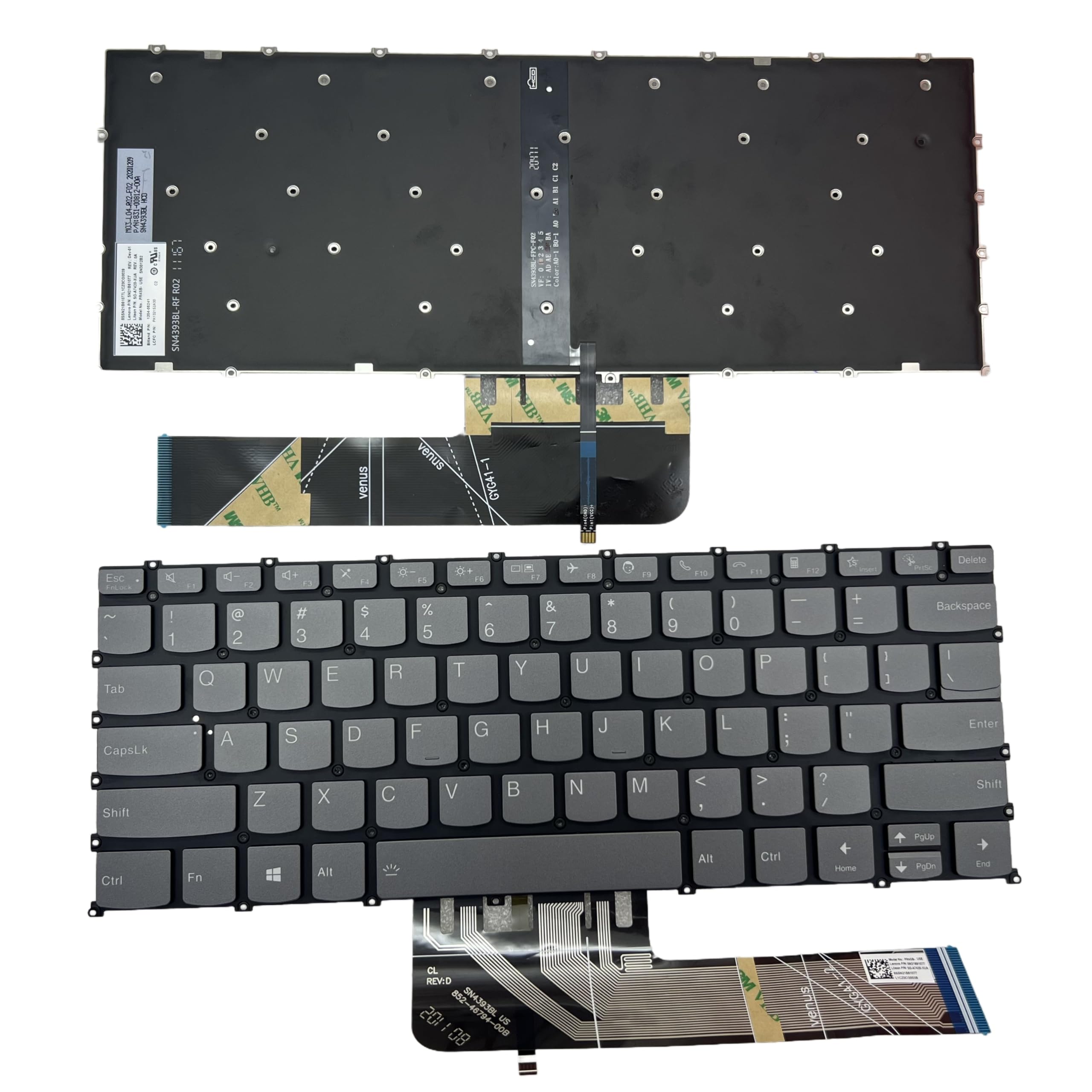 New Replacement Keyboard for Lenovo Xiaoxin Air14 14IIL 14ARE 2020 Pro 14ITL 14IHU 14ALC IAH8 IRL8 ABR8 Slim