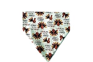 Over the Collar Dog Bandana - Gobble Til You Wobble