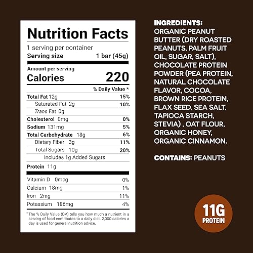 Miniatura 4 de FROPRO Barras de proteína vegetal Barras de proteínas a base de plantas, totalmente naturales, sin gluten, lácteos y soja, barras altas en