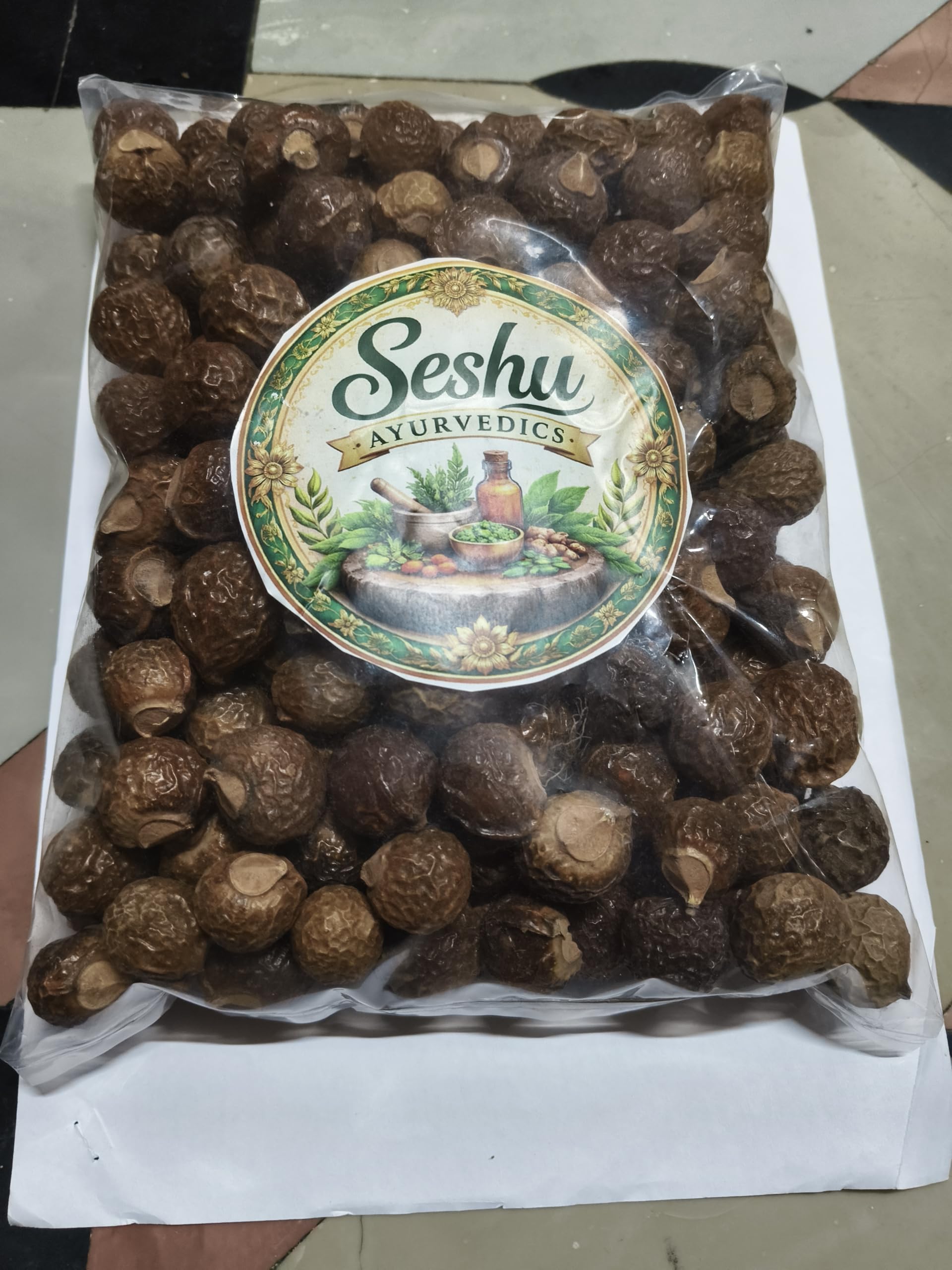 100% Natural Soap Nut 1000G – Aritha/Reetha/Ritha/Soapnuts/Poonthikottai – Chemical Free Herbal Hair Wash & Laundry Cleaner – Dried Whole Soap Nuts-image-3