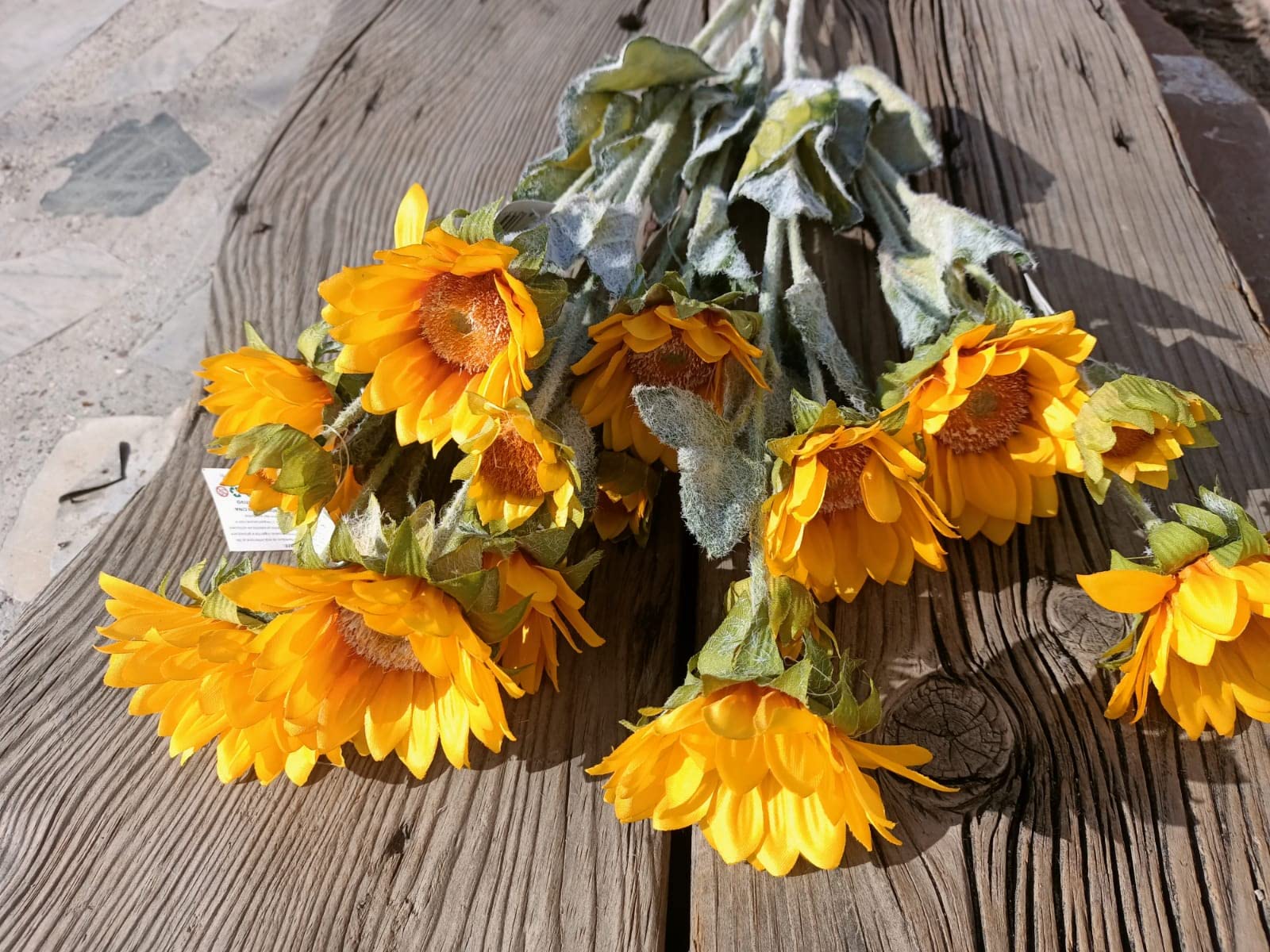 Buy Samriddhi Artificial sunflowers yellow stick surajmukhi phul