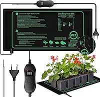 DAJASD 50W Termosztátos Fűtőszőnyeg Növényekhez 25x52cm Gyors Felmelegítés 1