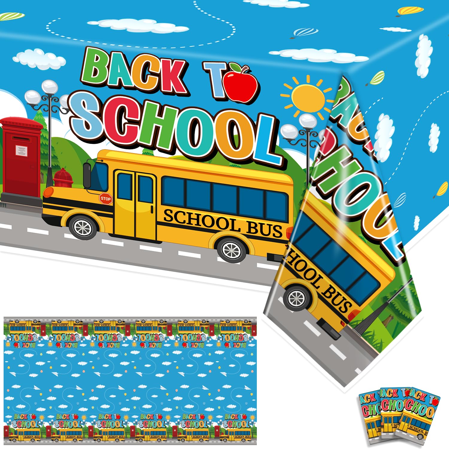Photo 1 of tineit Back to School Tablecloths (3 Pcs)
