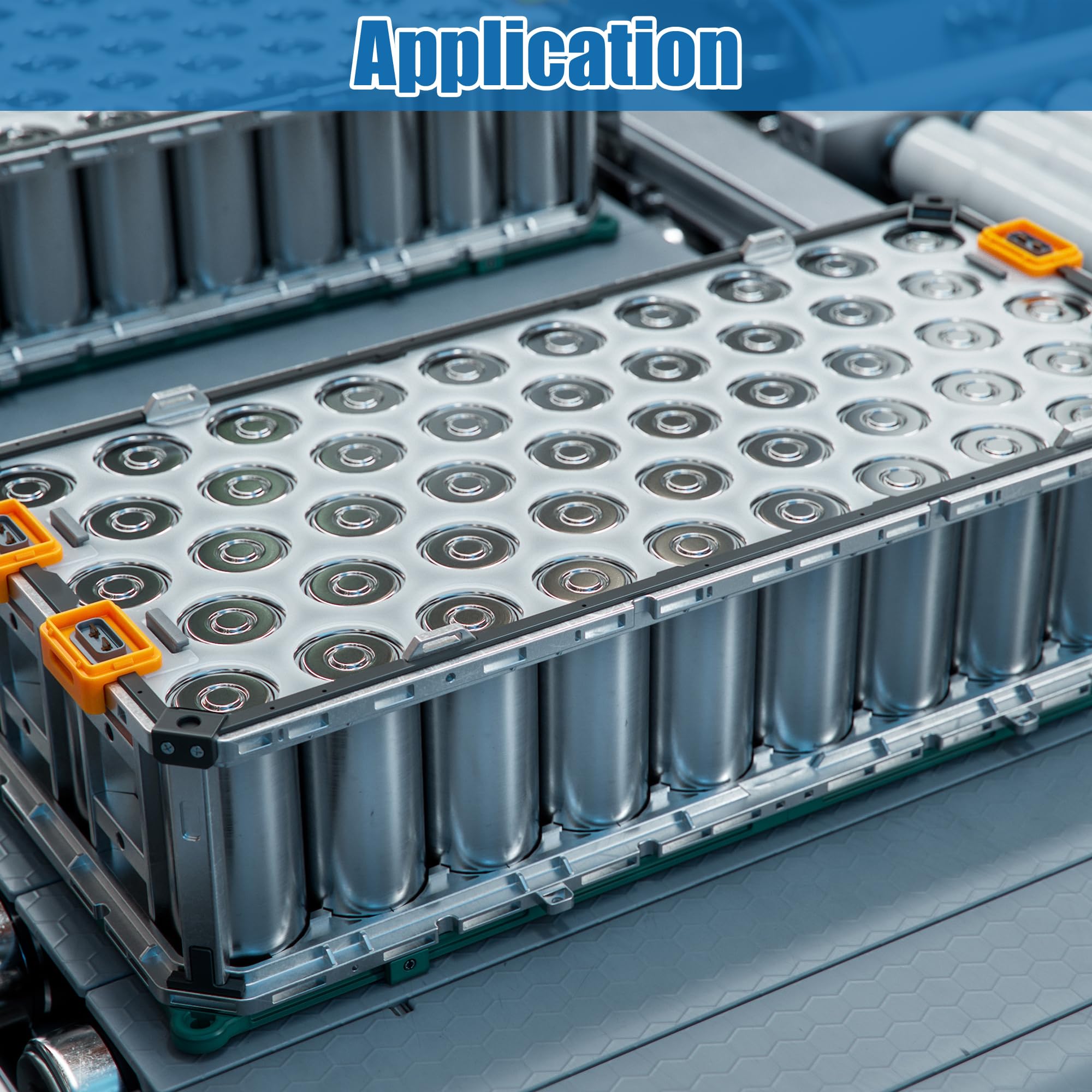 A ABSOPRO Car Pure Nickel Strip Tape Plate 0.2x8x100mm Pure Nickel Strips for 18650 Battery Lithium Battery Pack Welding 99.6% Purity Nickel Silver Tone (Set of 100)