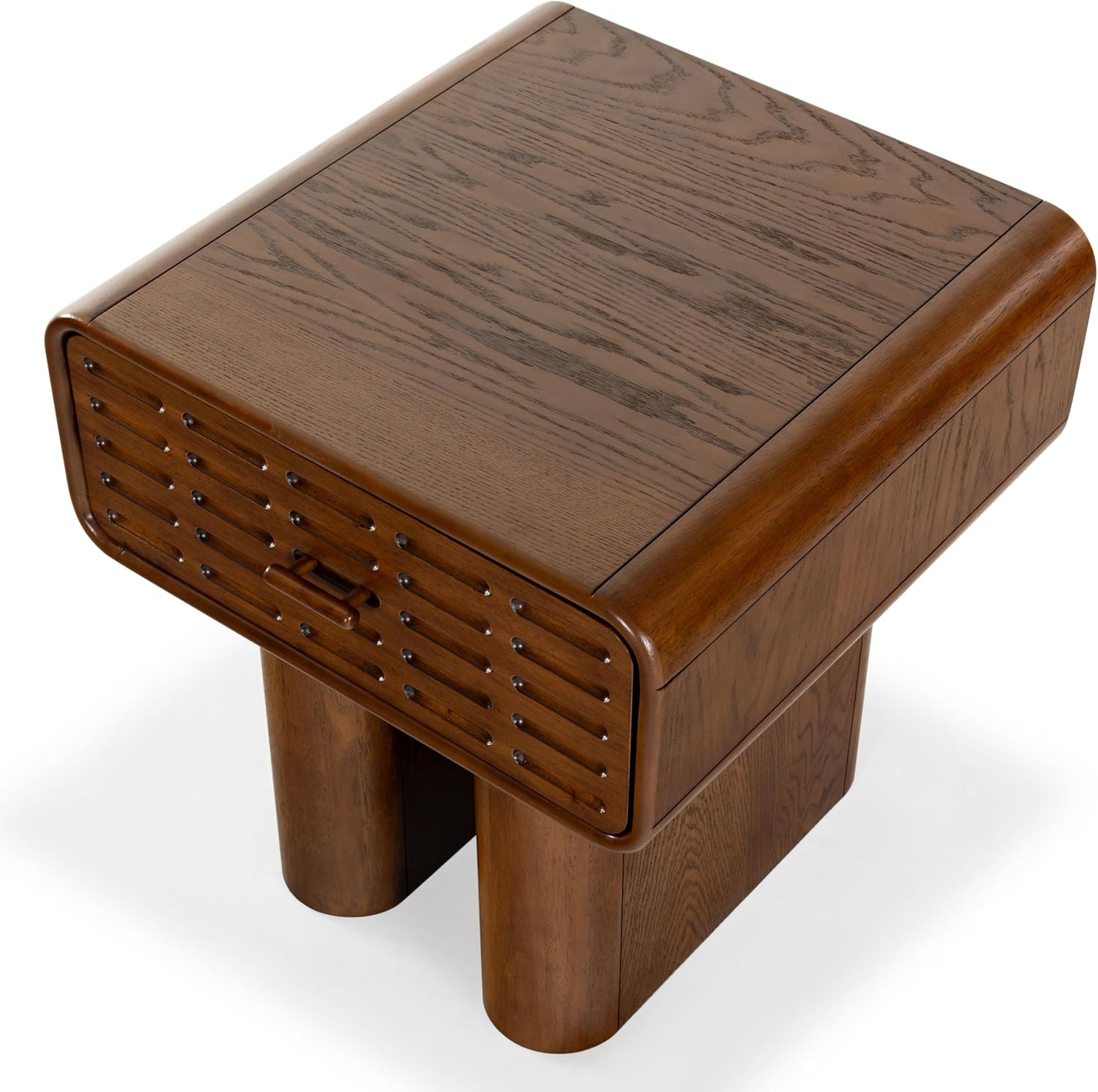 SAFAVIEH Couture Collection Torricelli Mid-Century Modern 1-Drawer Nightstand Bedside Accent Table