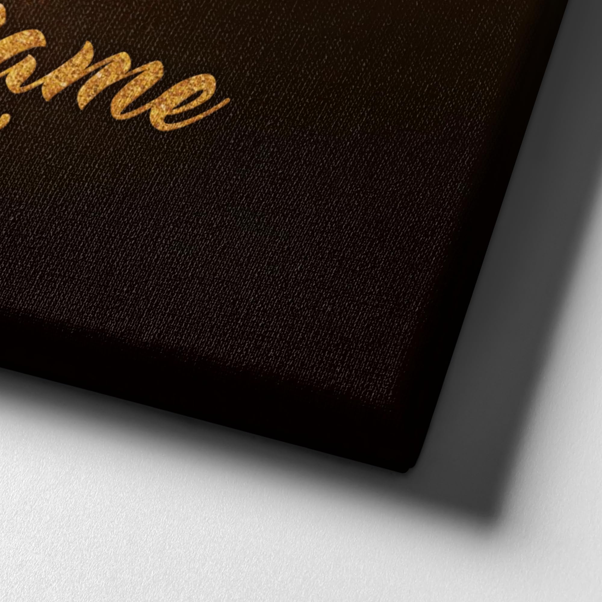 Liebesleinwand Personalisiertes Geschenk für Partner Glitzernde Herzen Geschenk Jahrestag, Verlobung, Hochzeitstag | Leinwandbild romantisch gestalten