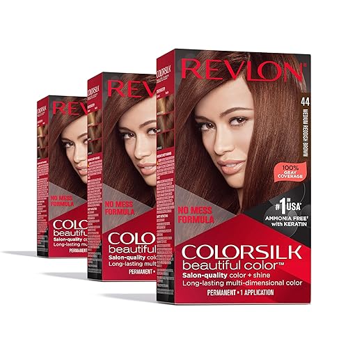Miniatura 1 de Revlon ColorSilk Beautiful Color - Tinte permanente para el cabello de alta definición y larga duración, brillo y suavidad sedosa con cobertura del
