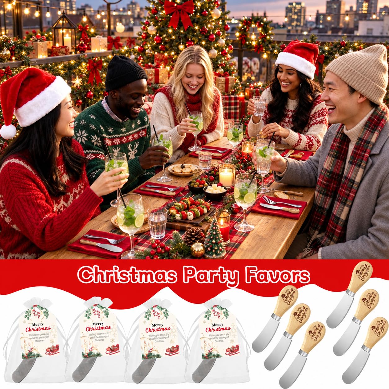 Christmas Party Favors - 20 Sets Bulk Gifts -4 Christmas Party Favors - 20 Sets Bulk Gifts -4