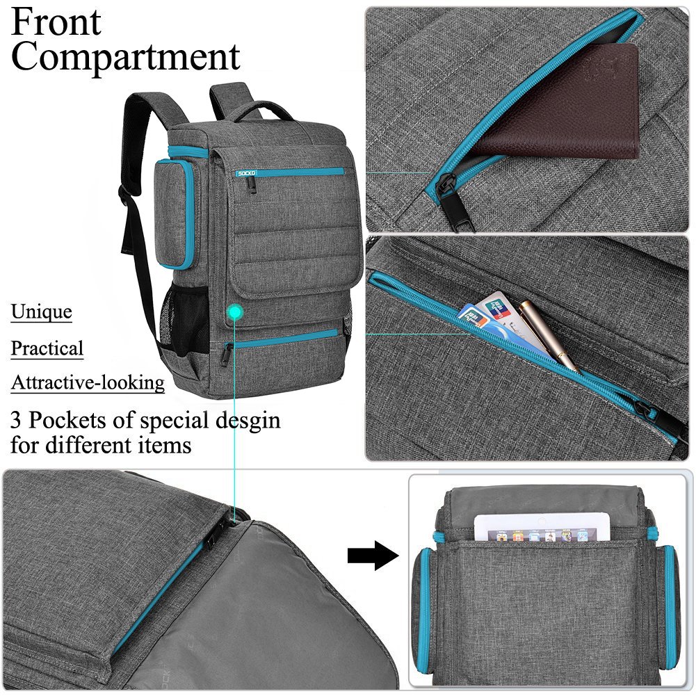 18 4 Inch Laptop Backpack Brinch Water Resistant Large Travel | Desertcart  Botswana