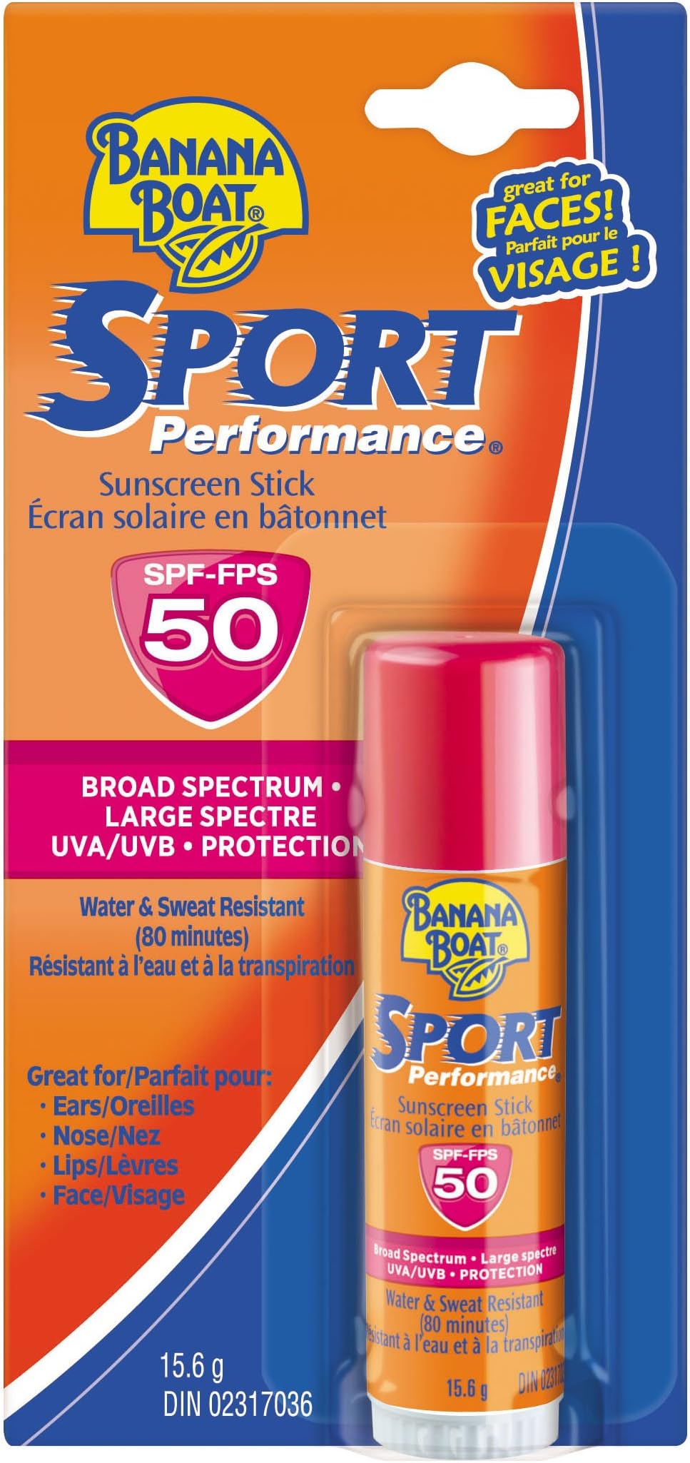 Banana Boat Sport Ultra SPF 50 Lip Sunscreen 2 Pack SPF