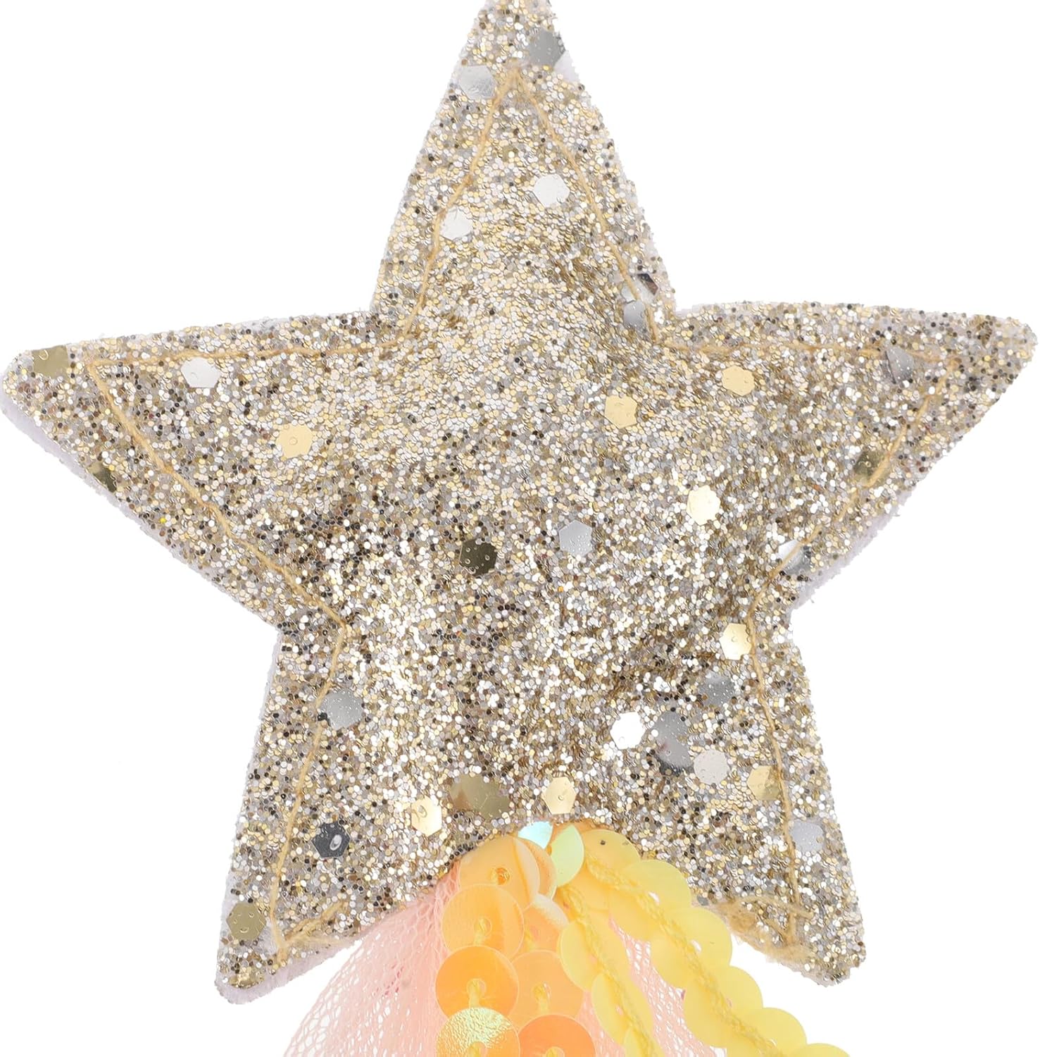 Uonlytech 8pcs Glitter Star Fairy Wands for Lightweight Sturdy Princess Dress Up Sticks for Party Cosplay Stage Performance and Creative Role Play Accessories