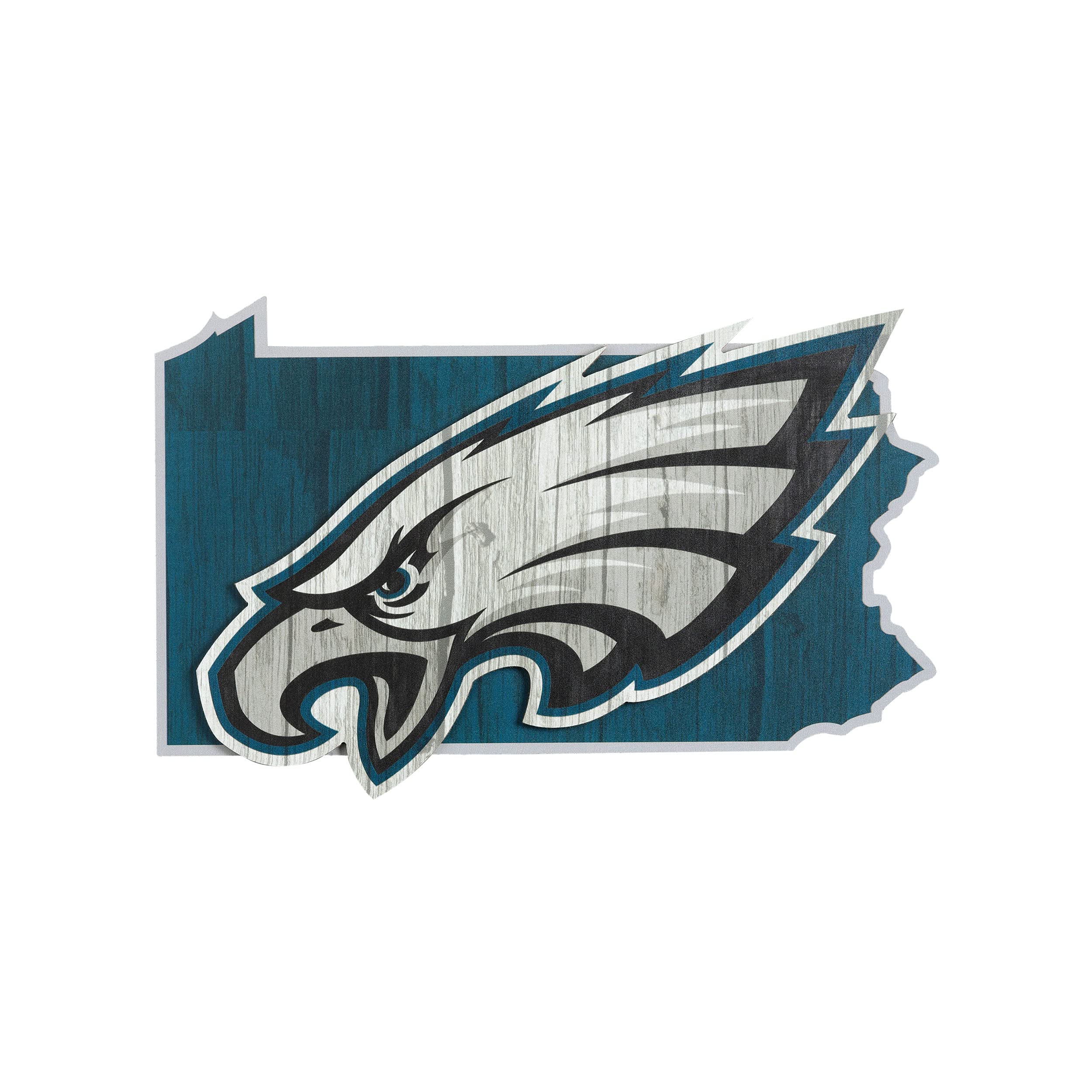 Eagles イーグルス 看板 ポスター 木製 Amazon.com : FOCO Philadelphia Eagles NFL Wood State Sign
