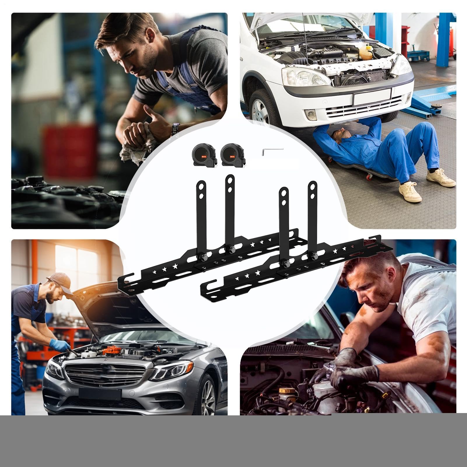 Radausrichtung Und Achsvermessung Auswuchtplatten Für Reifenreparatur Und