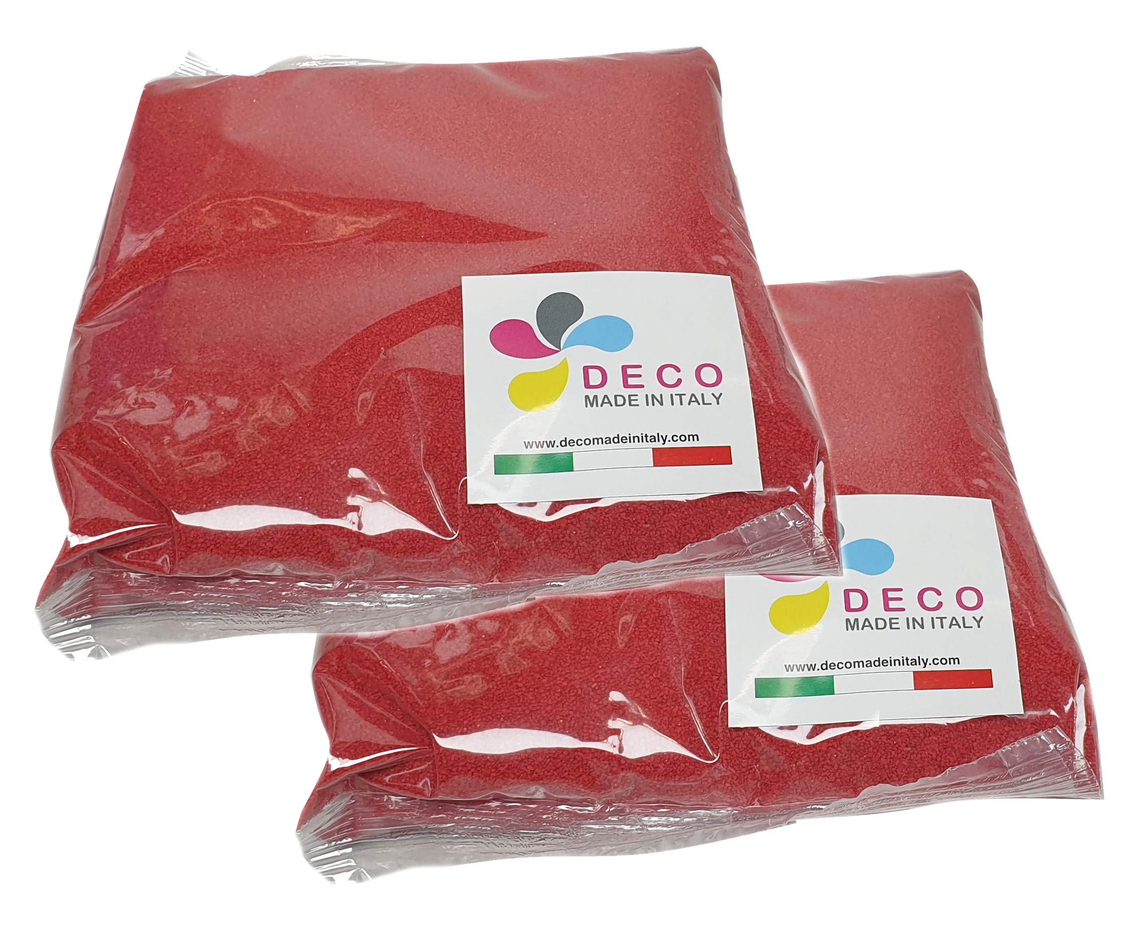 Arena Natural De Colores Vivos – 1 Kg De Grano Fino 0.5 Mm, Hipoalergénica Y No Tóxica, Hecha En Italia