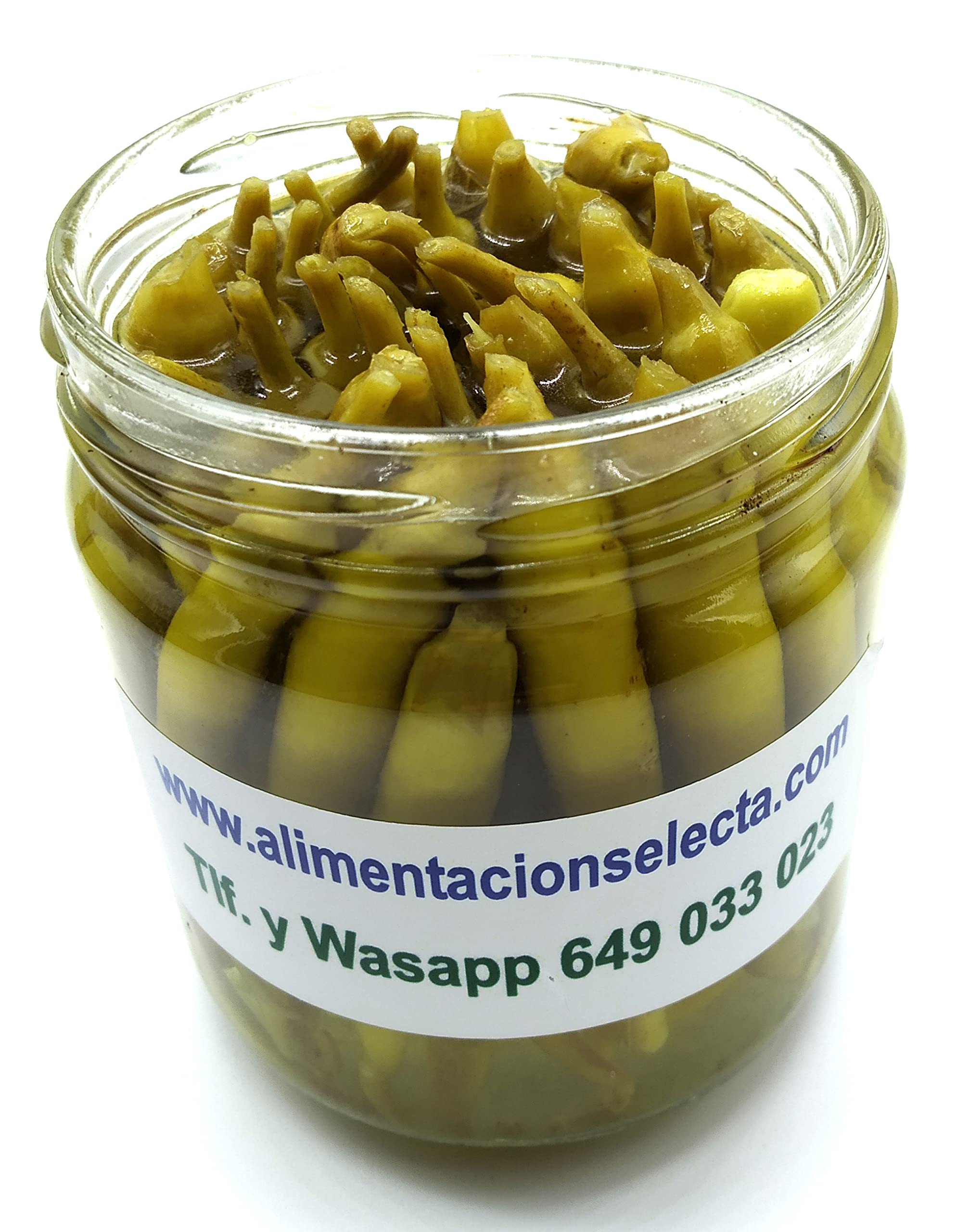 Guindillas de Ibarra ó Piparras de Ibarra 6 Tarros de Cristal de 315gr netos con las Mejores Guindillas de Ibarra ó Ibarrako Piparrak para las Mejores Recetas y Pinchos