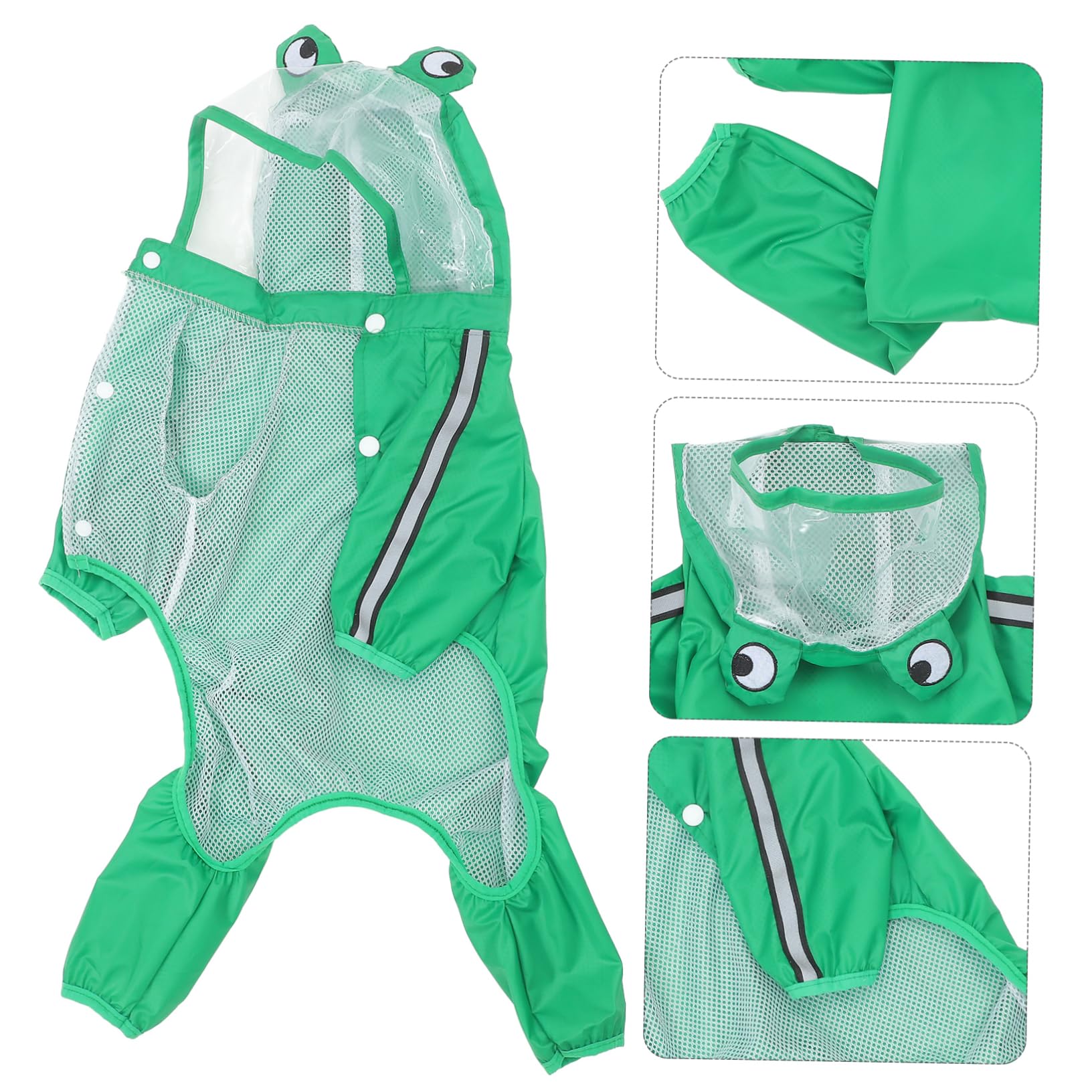 Manteaux de Pluie imperméables pour Chien, imperméable pour Chien, 2 pièces imperméables pour Petit Chien, Bottes de Pluie pour Animaux de Compagnie pour Chiens