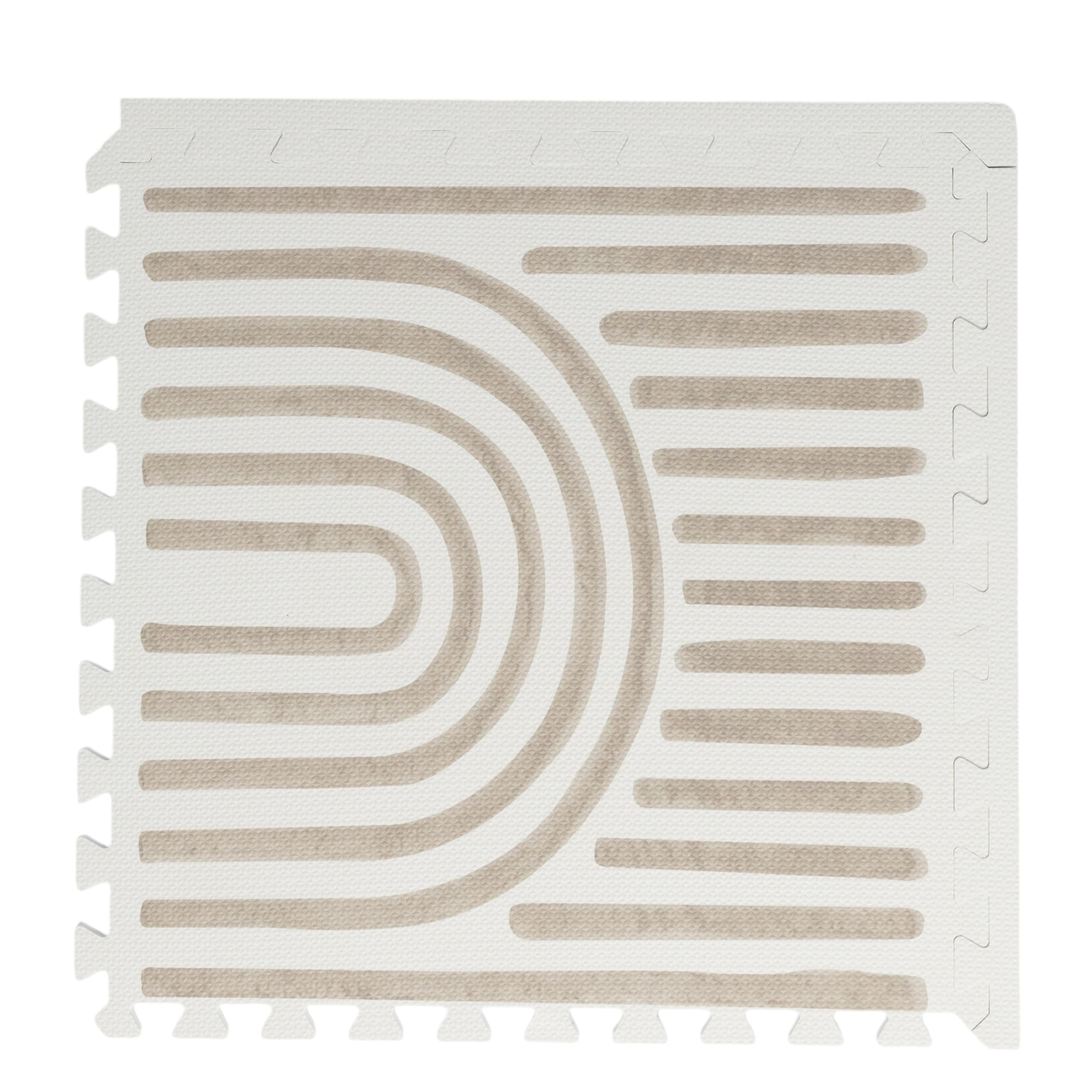 Toddlekind Haven Puzzle Playmat, 4x6 Non-Toxic Interlocking Foam Floor Mat