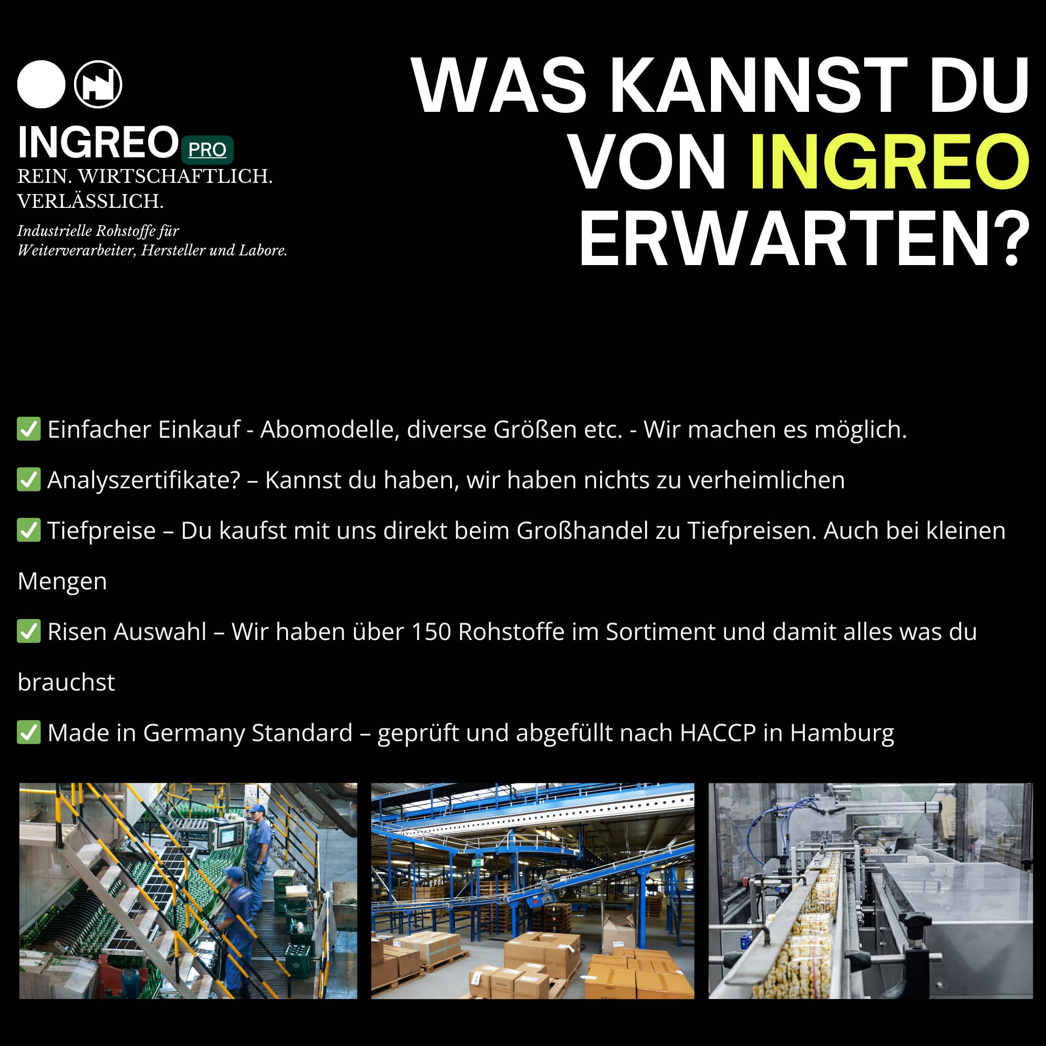 25 kg | Apfelsäure Pulver E296 | Malic Acid | Säuerungsmittel Lebensmittel | 40–100 Mesh | Getränke Süßwaren | Rohstoff | INGREO