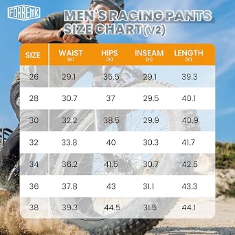 Forbemk メンズ マウンテンバイク サイクリング Mtb ライディングパンツ、速乾性、軽量、通気性 Bmx ダウンヒルバイクパンツ