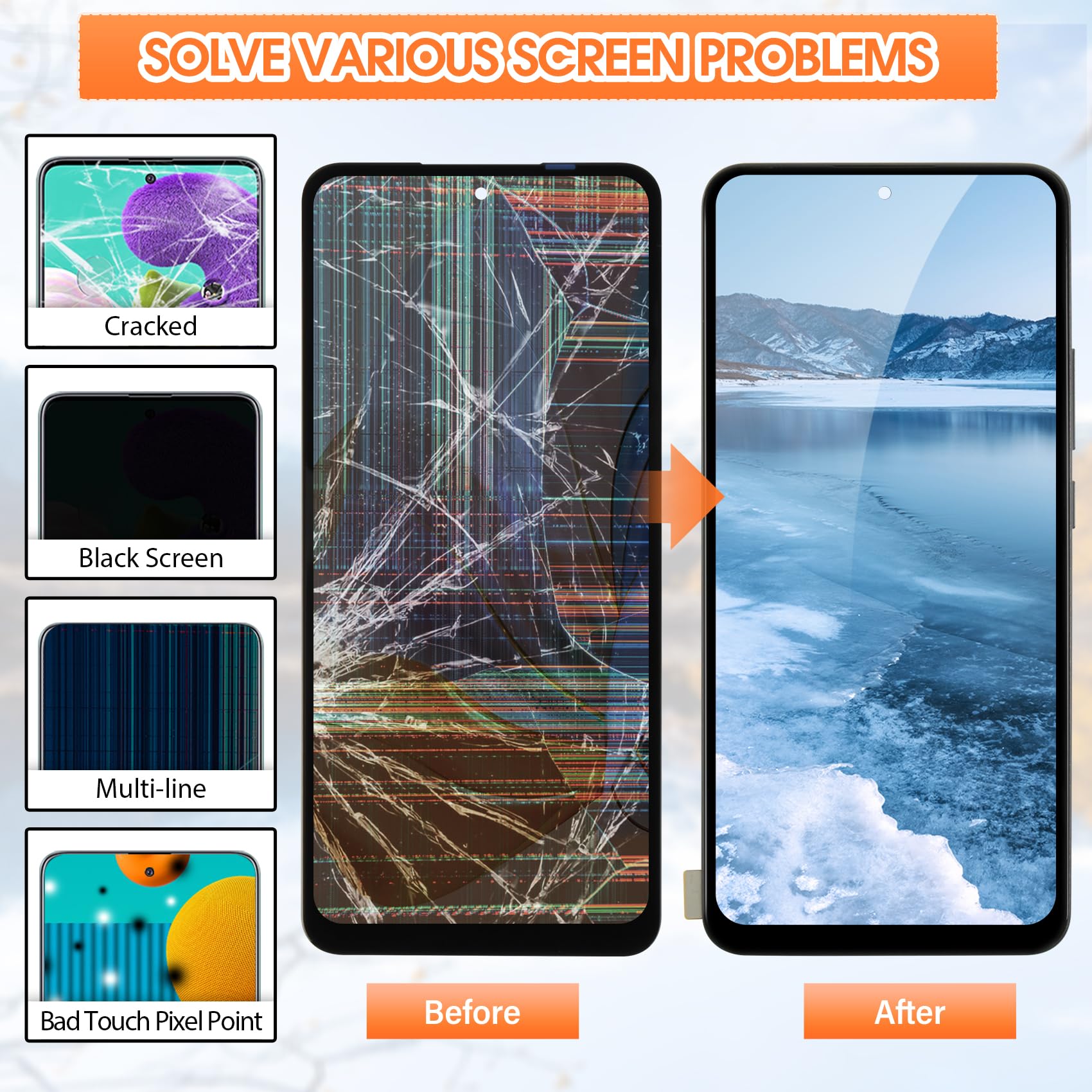 Schermo LCD per Xiaomi 13T/13T Pro 2306EPN60G 23078PND5G Touch Display di ricambio completo con telaio, strumenti + vetro temperato