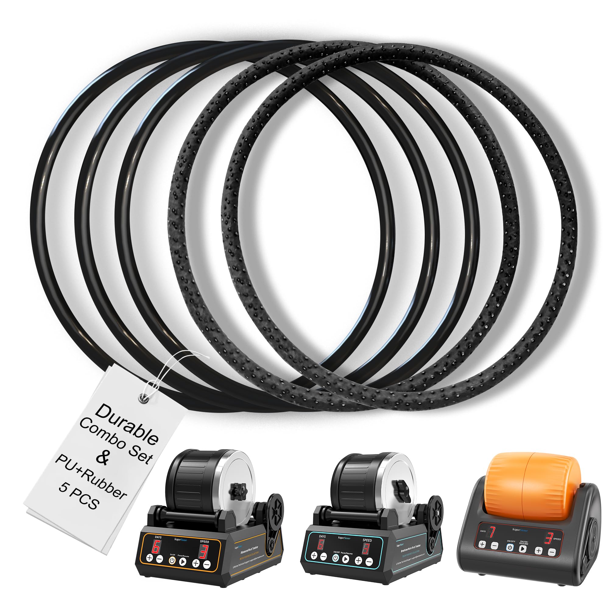 KomeStone Rock Tumbler Belts