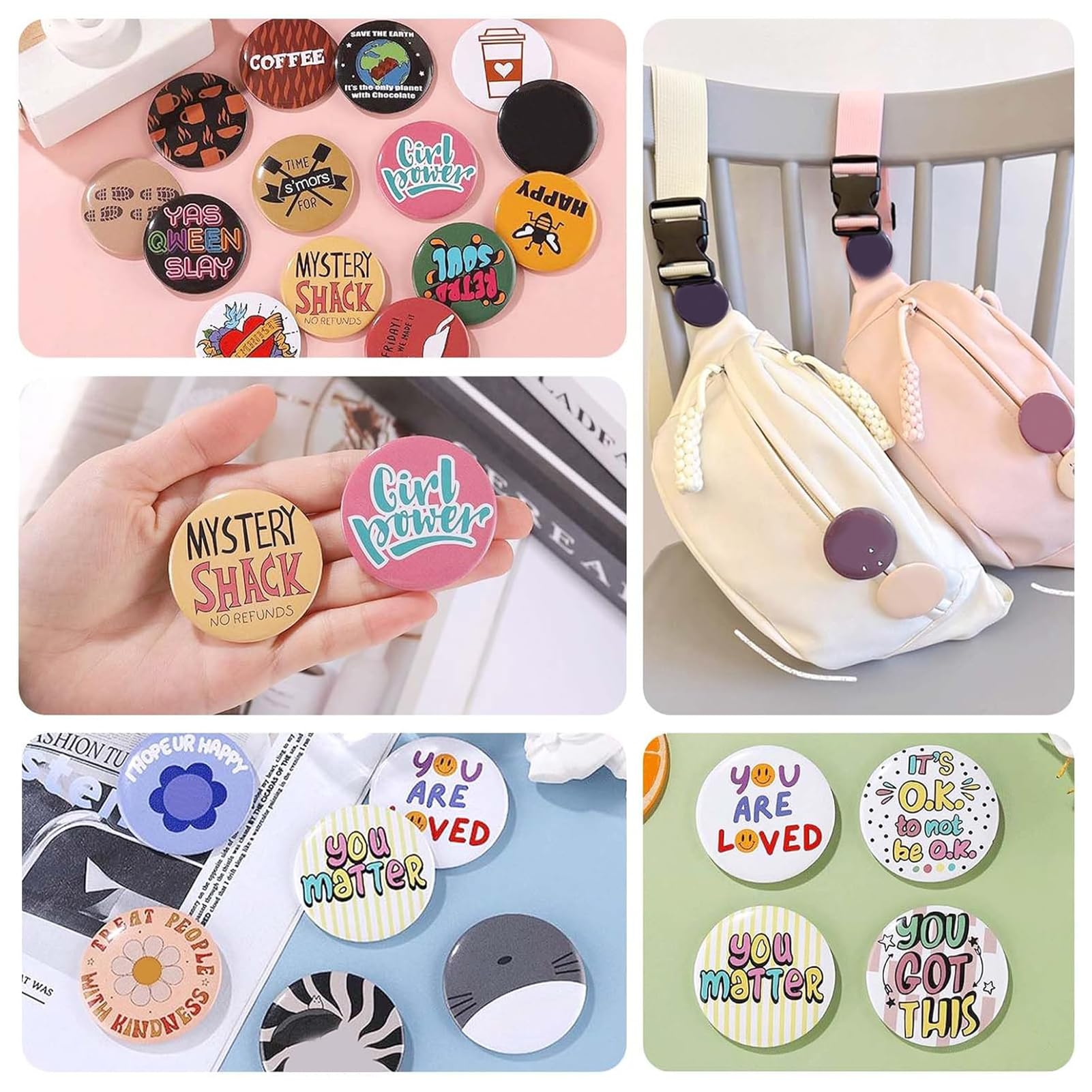 56mm Badges Button Pins - 100 Stuks. Personaliseer en Maak Je Eigen 56mm Badges Button Pins - 100 Stuks. Personaliseer en Maak Je Eigen