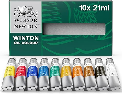 Juego de 6 tubos de pintura al óleo Winsor Newton 071 fl oz