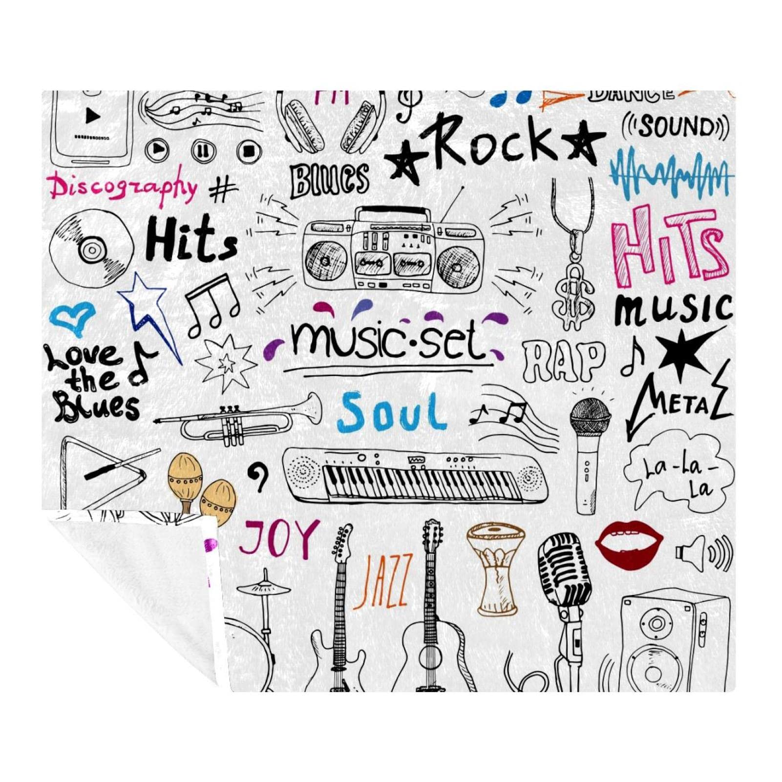 Couverture douce jazz en microfibre supérieure pour lit d'adulte